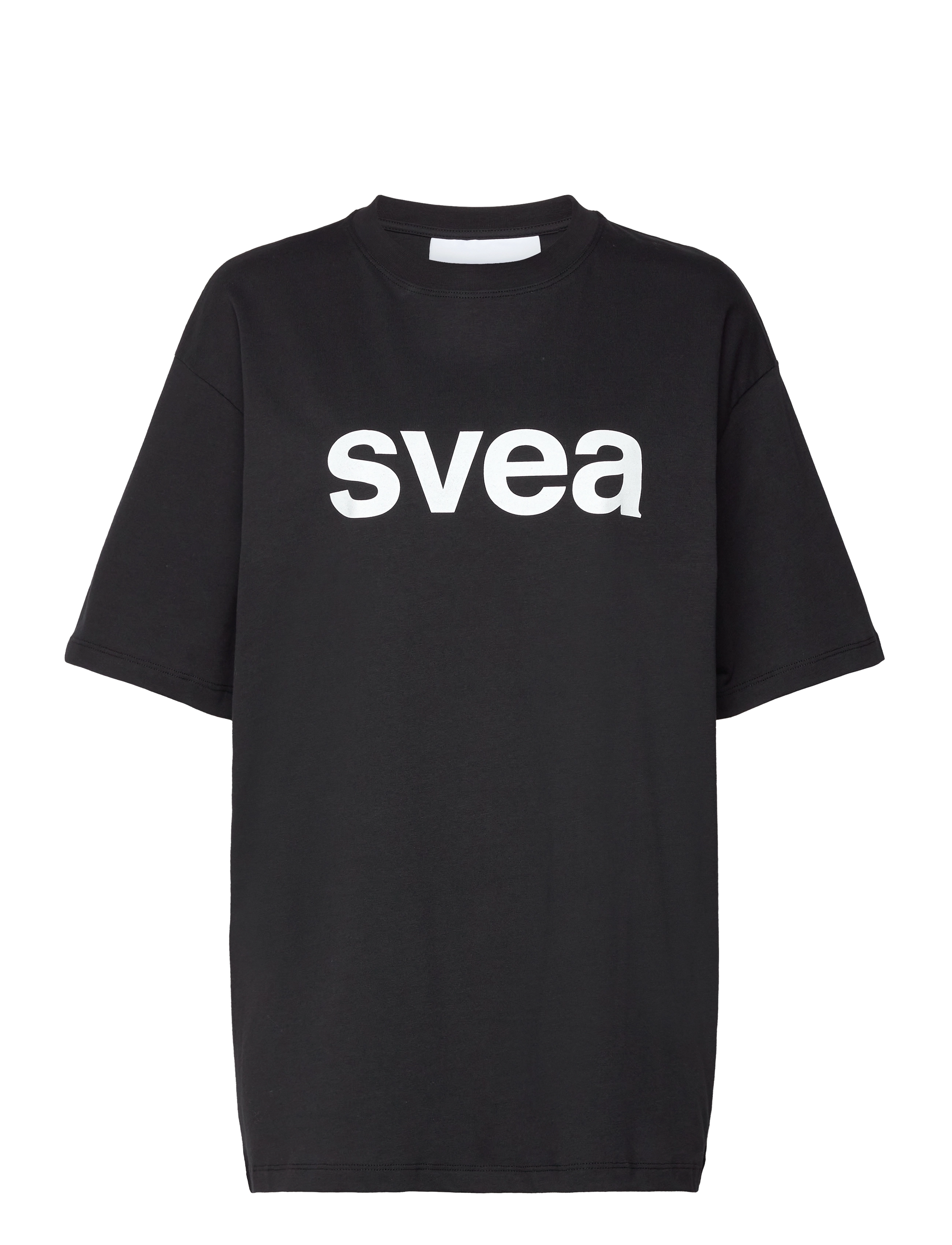 SVEA Smaustin Boxy Logo Ss T-Shirt Schwarz - M - Herren