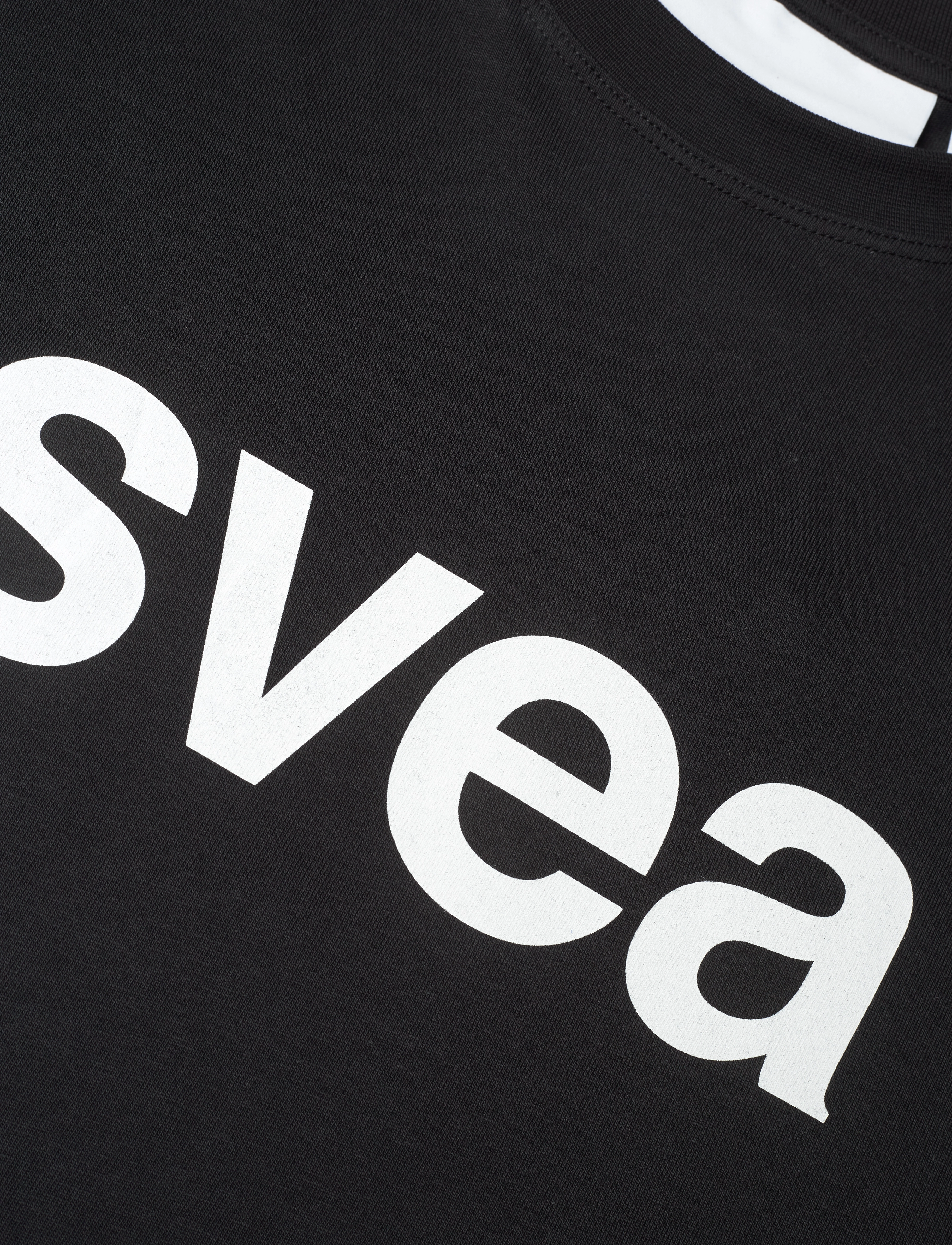 Svea - SMAustin Boxy Logo SS T-Shirt - kortærmede t-shirts - black - 2