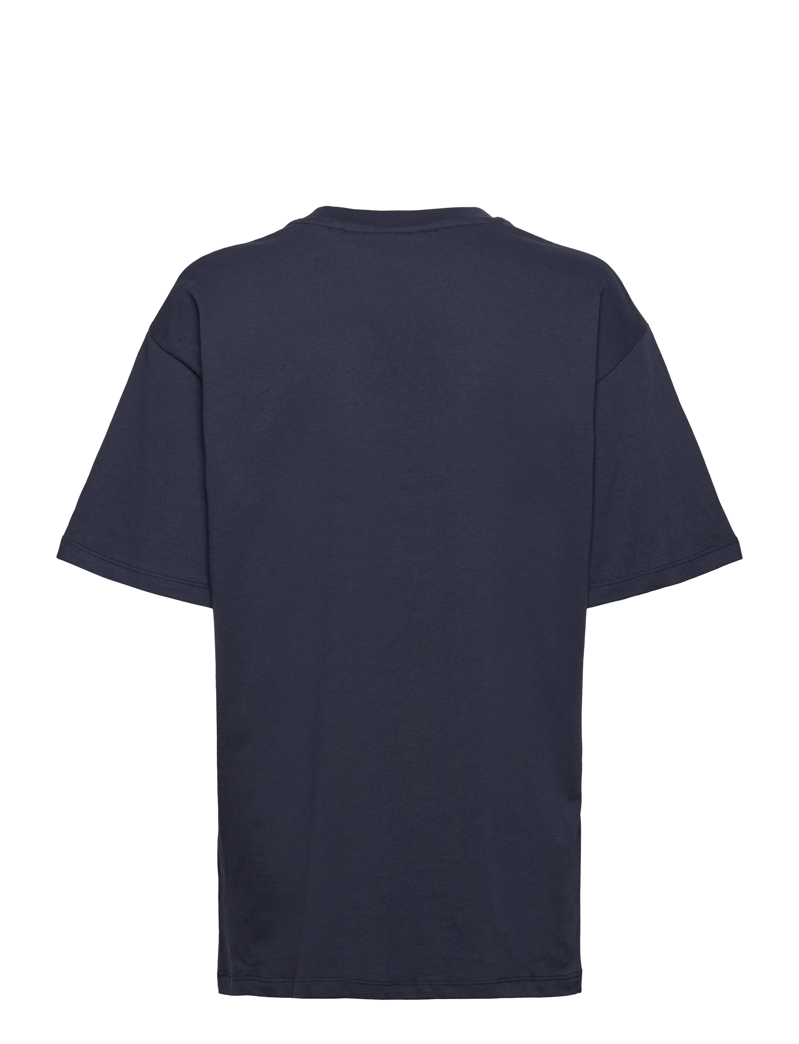 Svea - SMAustin Boxy Logo SS T-Shirt - kortærmede t-shirts - navy - 1