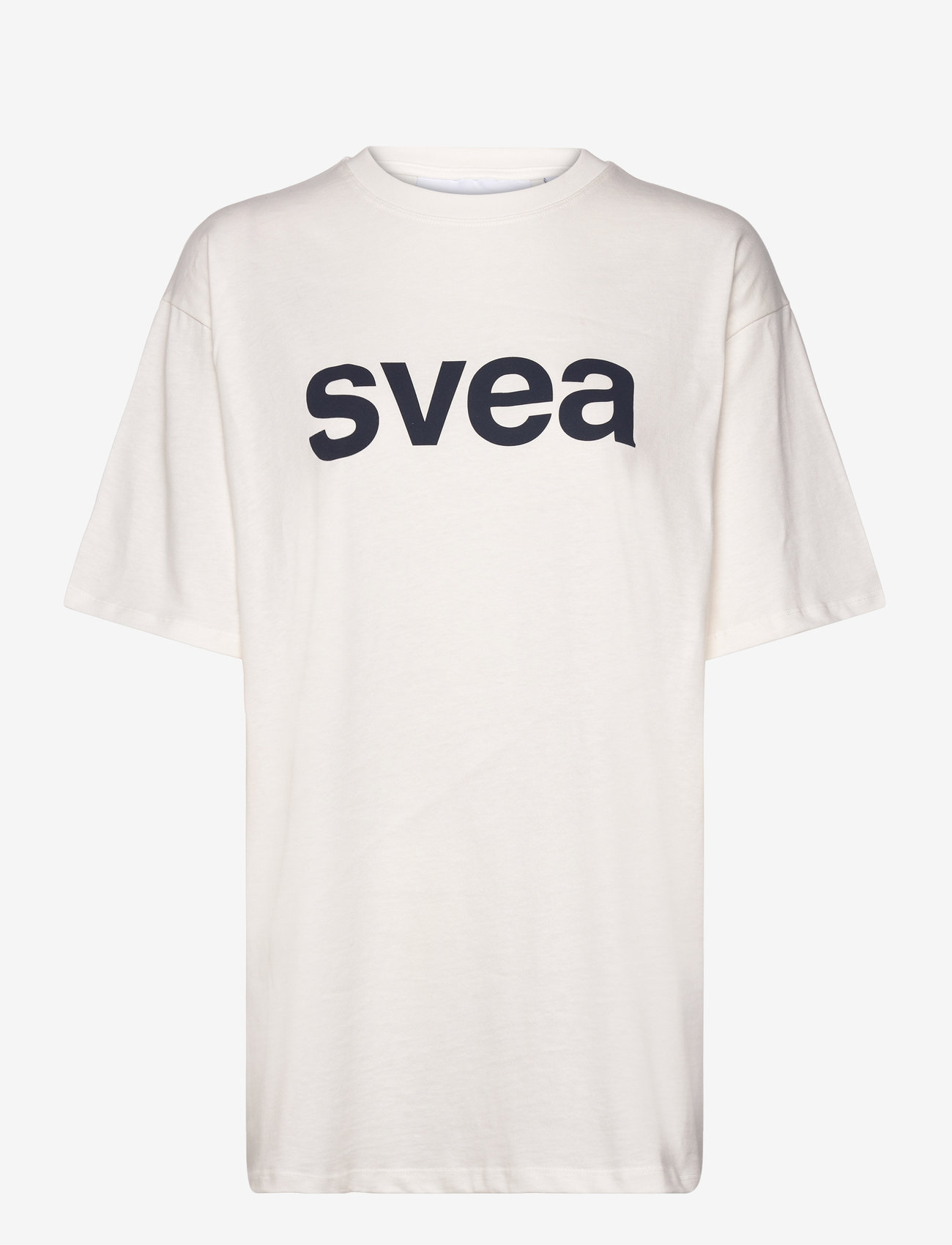Svea - SMAustin Boxy Logo SS T-Shirt - kurzärmelig - new white - 0