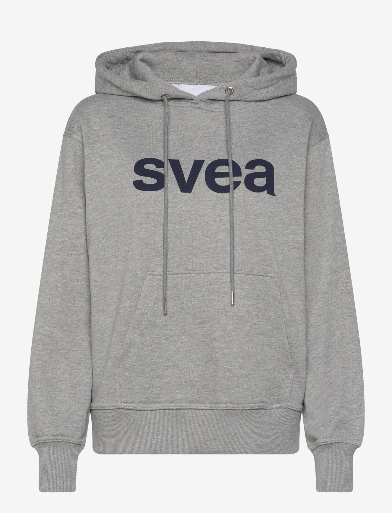 Svea - SWCowen Hoodie - hoodies - medium grey melange - 0