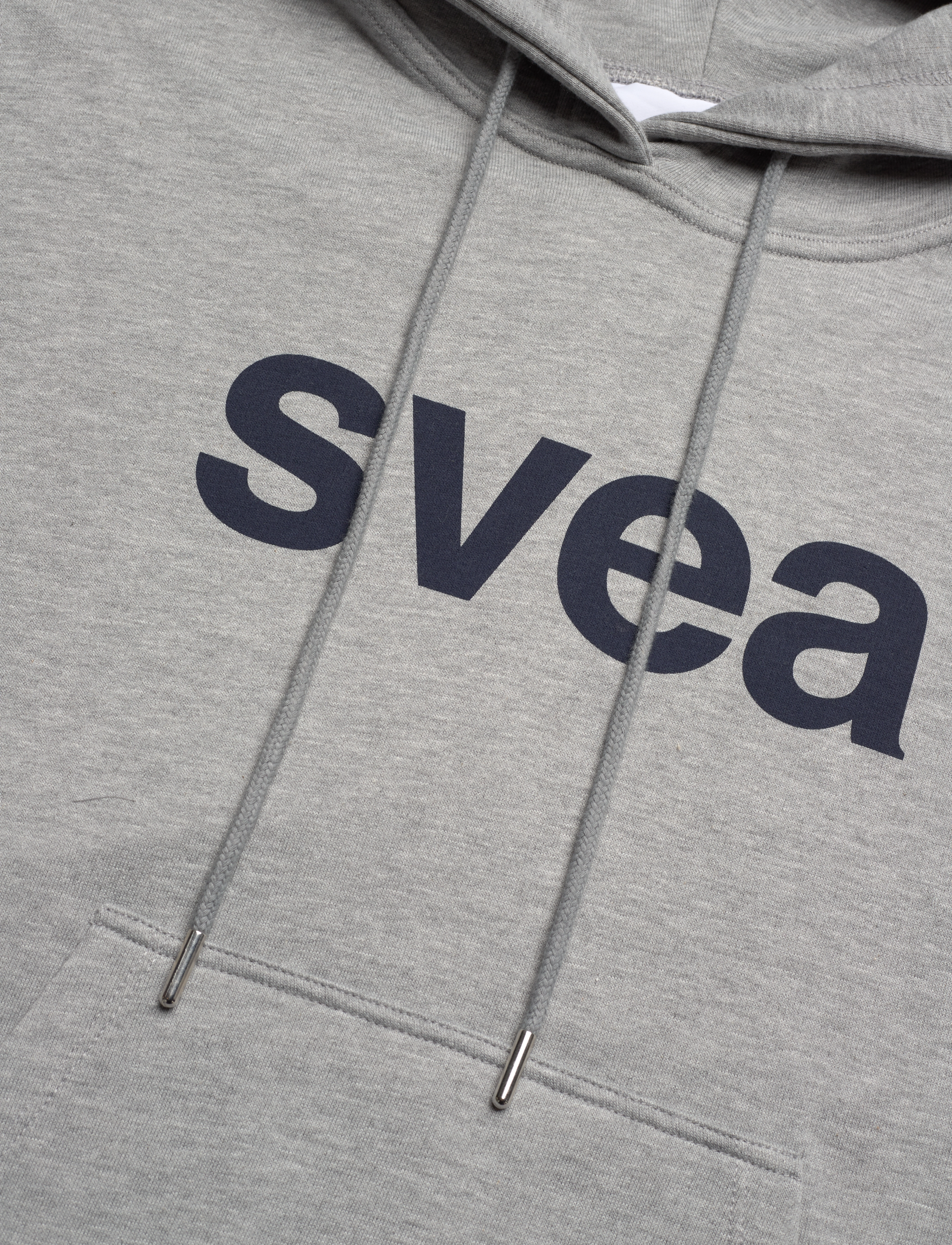 Svea - SWCowen Hoodie - kapuutsiga dressipluusid - medium grey melange - 2