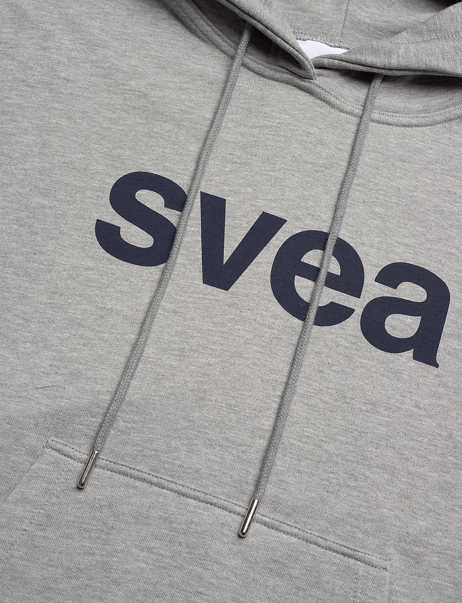 Svea - SWCowen Hoodie - pulls à capuche - medium grey melange - 2