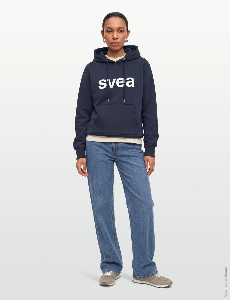 Svea - SWCowen Hoodie - kapuzenpullover - navy - 0
