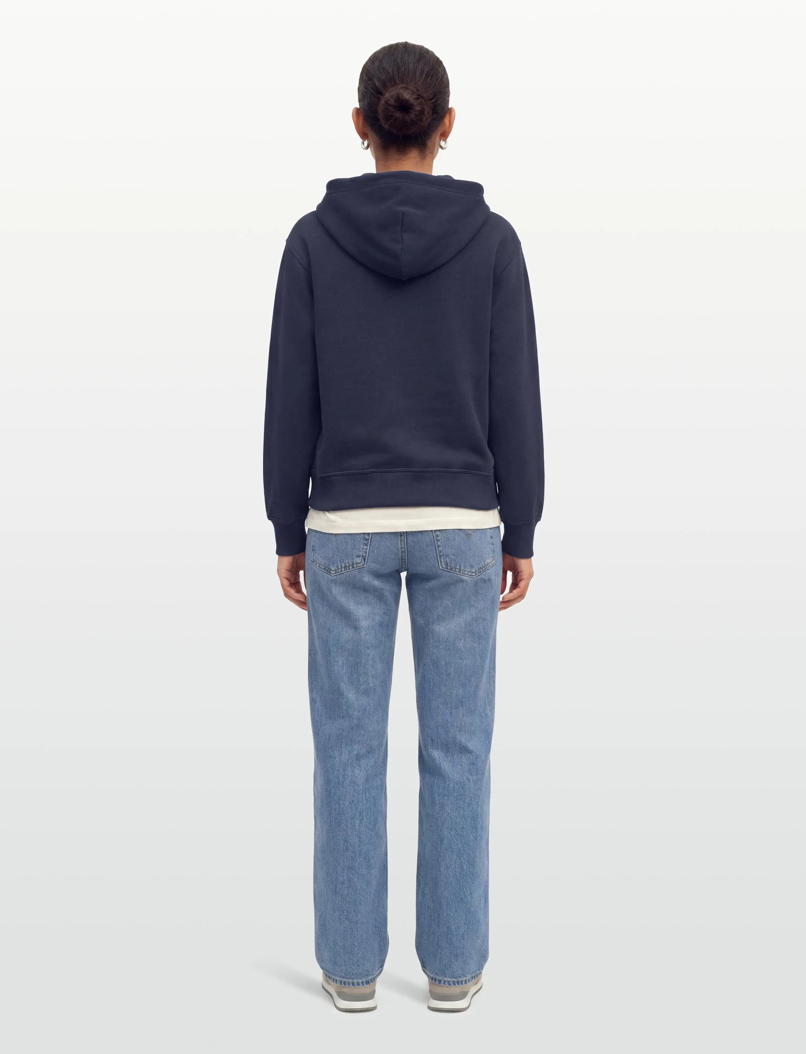 Svea - SWCowen Hoodie - sweatshirts & hættetrøjer - navy - 4