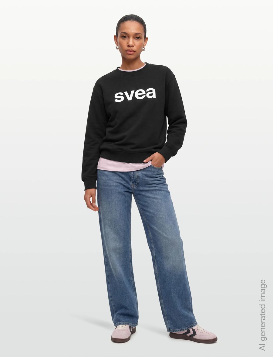 Svea - SWCowen Sweatshirt - hverdags stil - black - 0