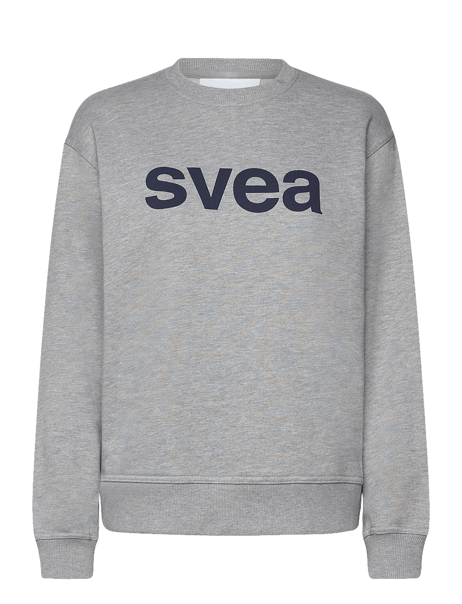 Svea - SWCowen Sweatshirt - everyday style - medium grey melange - 1