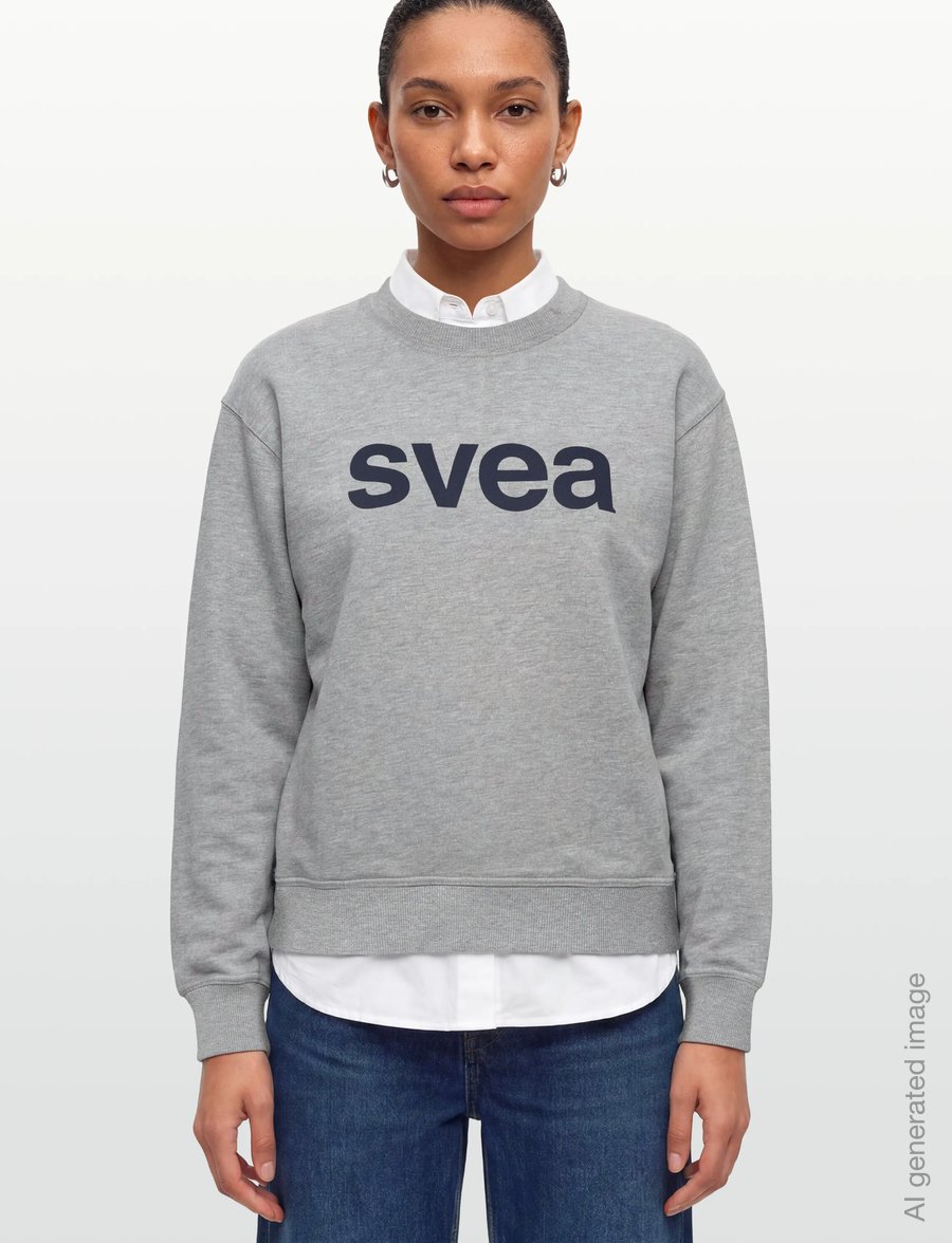Svea - SWCowen Sweatshirt - everyday style - medium grey melange - 3