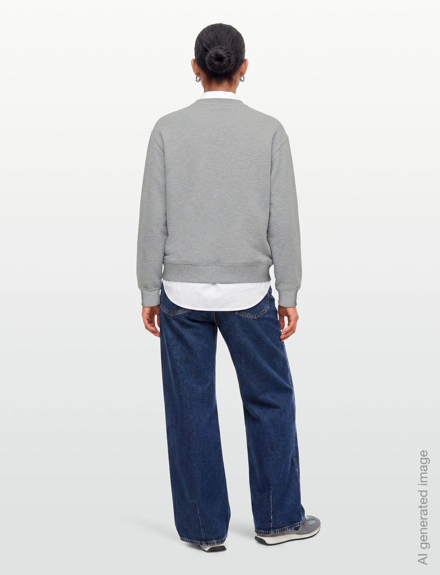 Svea - SWCowen Sweatshirt - everyday style - medium grey melange - 4