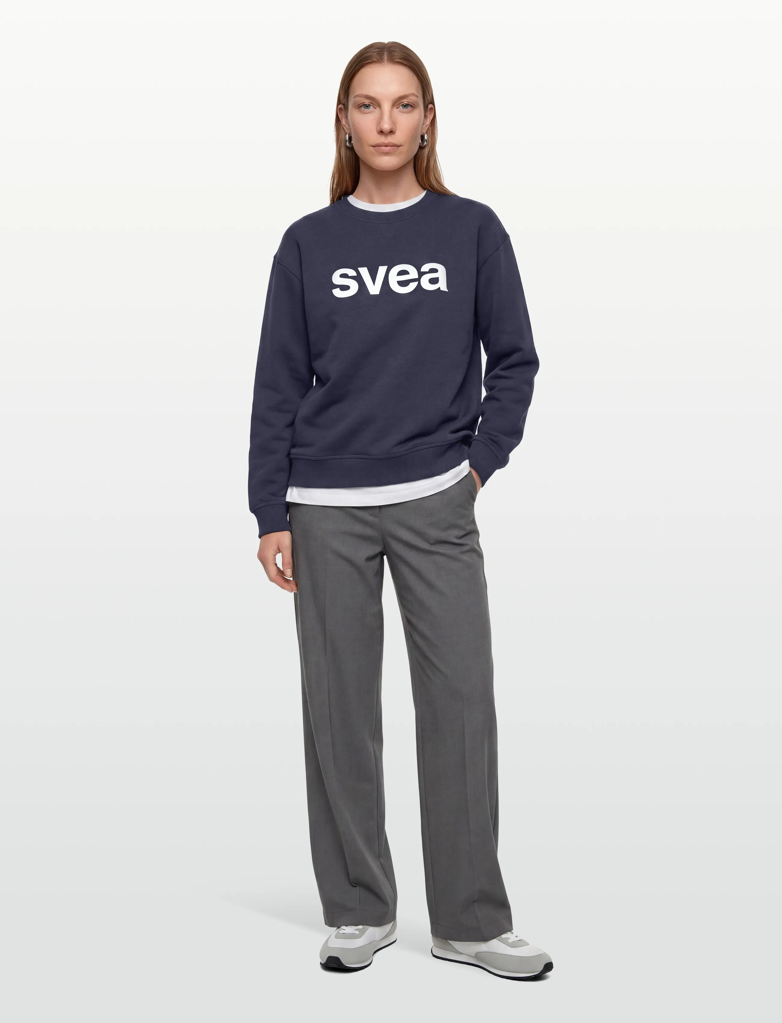 Svea Swcowen Sweatshirt, S, Navy, Sweatshirts & Hættetrøjer > Sweatshirts, Dame