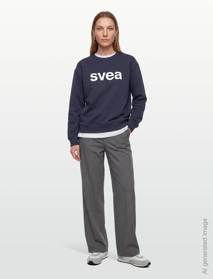 Svea - SWCowen Sweatshirt - igapäevane stiil - navy - 0