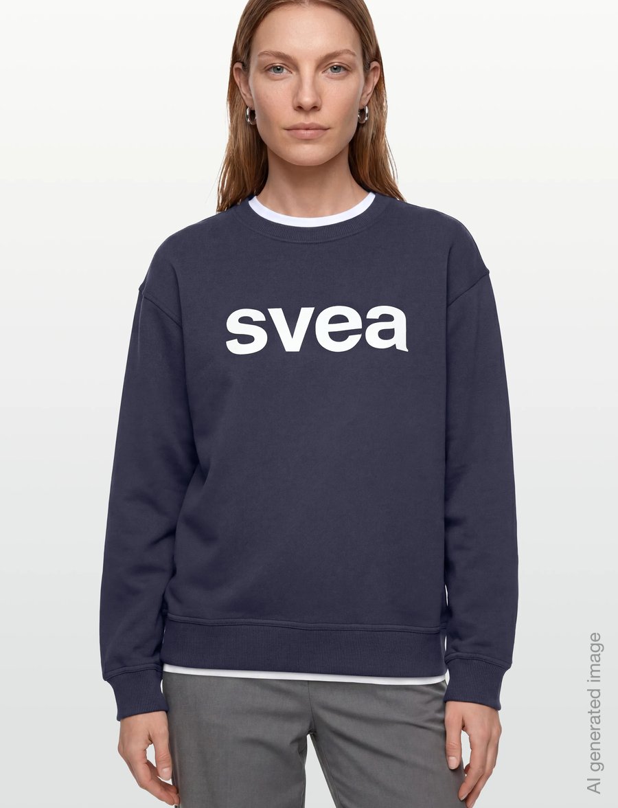 Svea - SWCowen Sweatshirt - igapäevane stiil - navy - 3