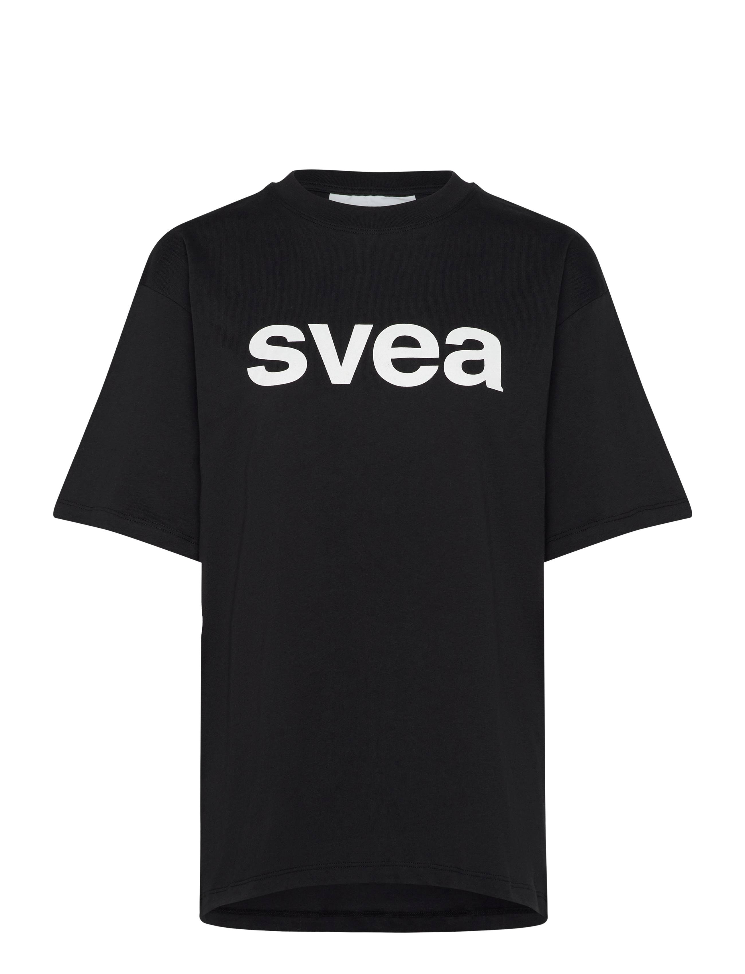 SVEA Swaustin Boxy Logo Ss T-Shirt Schwarz - XS - Damen