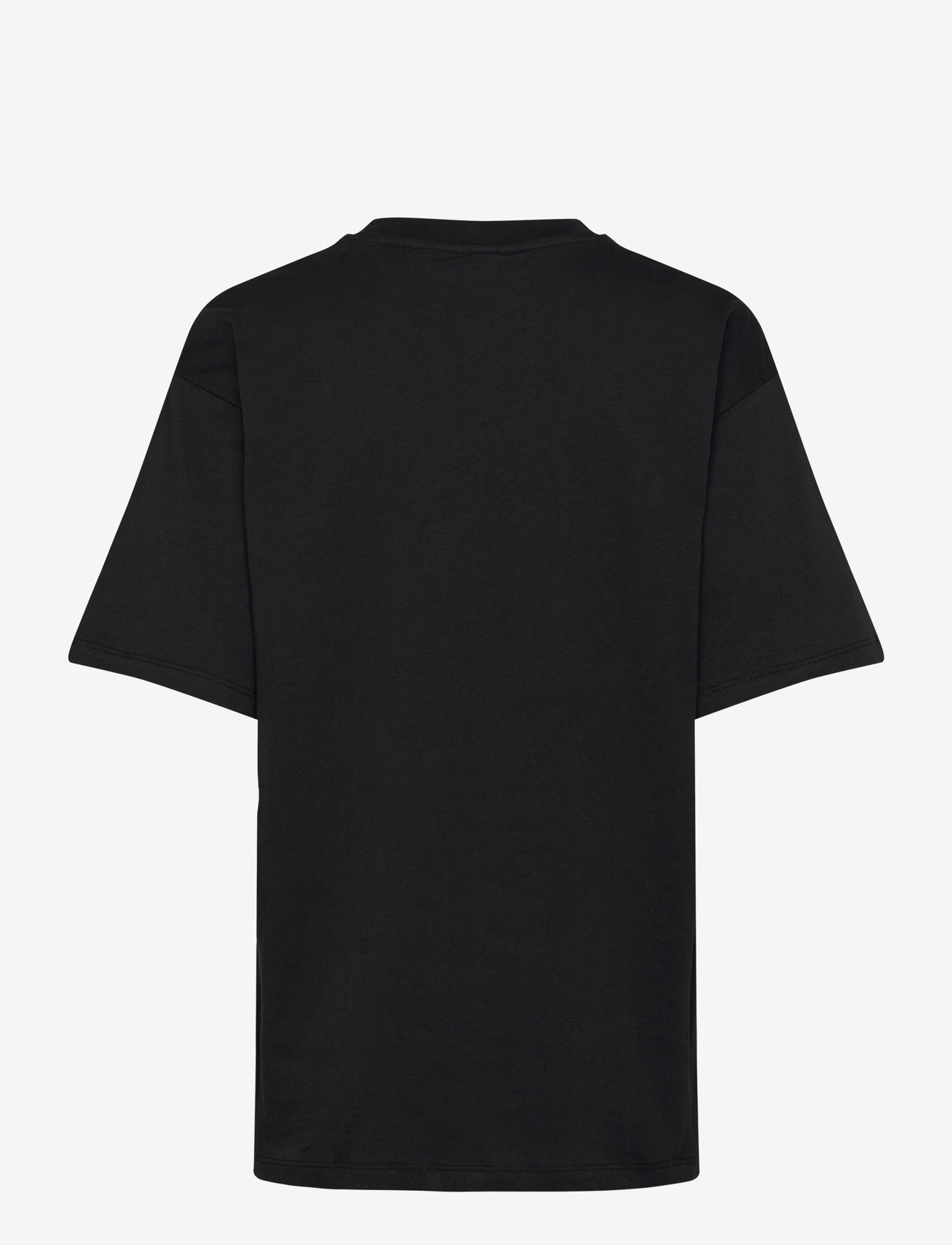 Svea - SWAustin Boxy Logo SS T-Shirt - t-shirts - black - 1