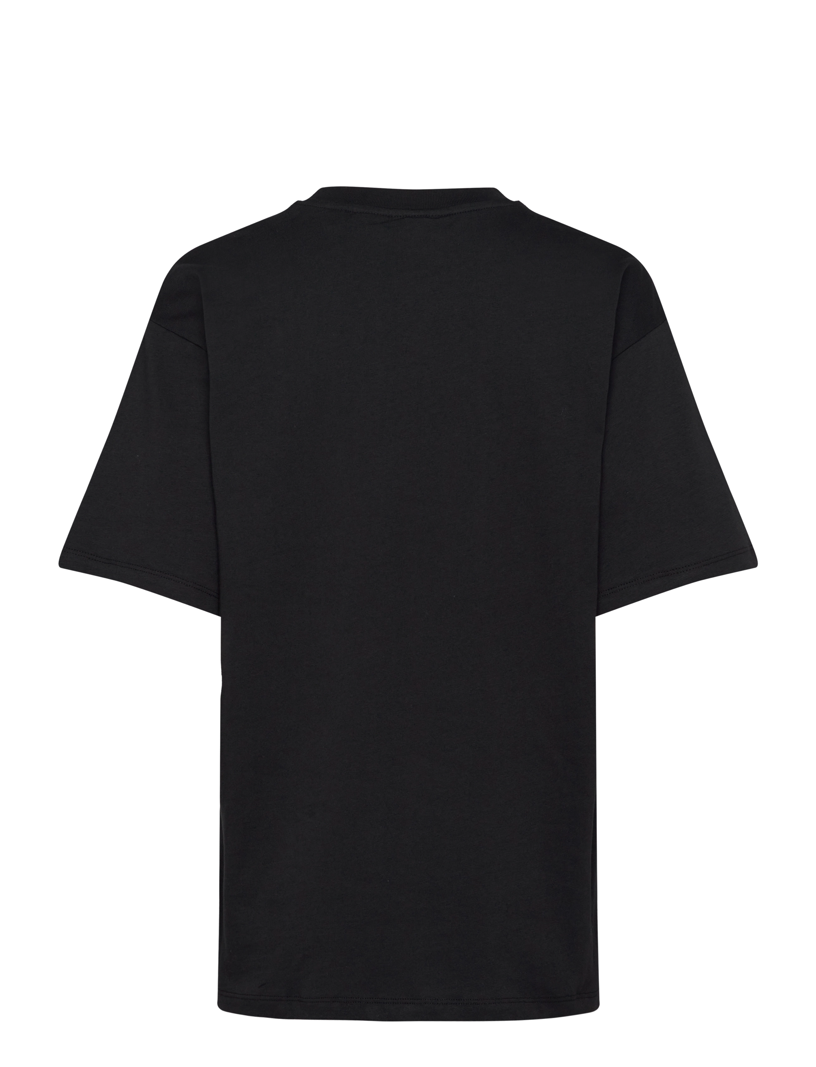 Svea - SWAustin Boxy Logo SS T-Shirt - t-shirts - black - 1