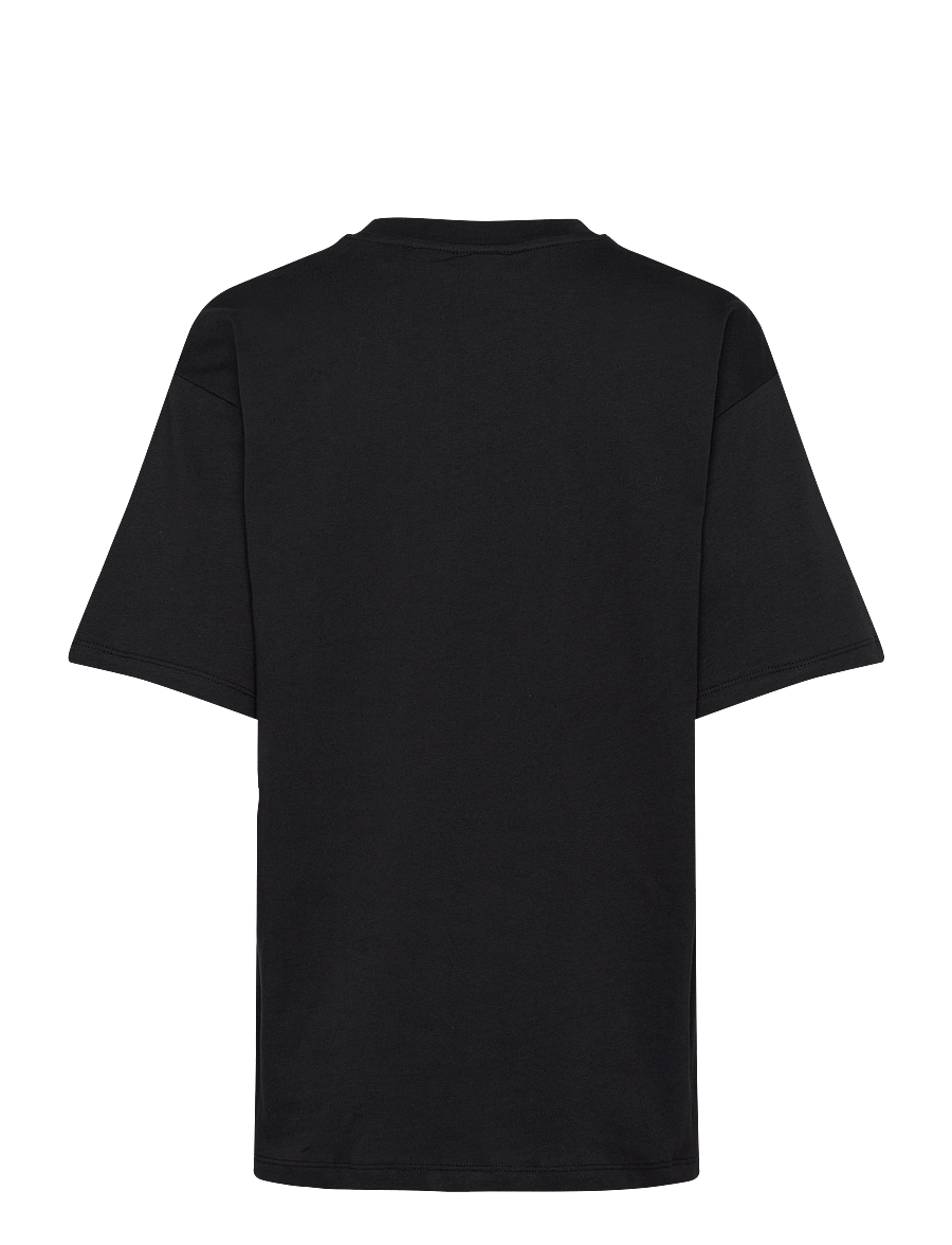 Svea - SWAustin Boxy Logo SS T-Shirt - t-shirts - black - 2