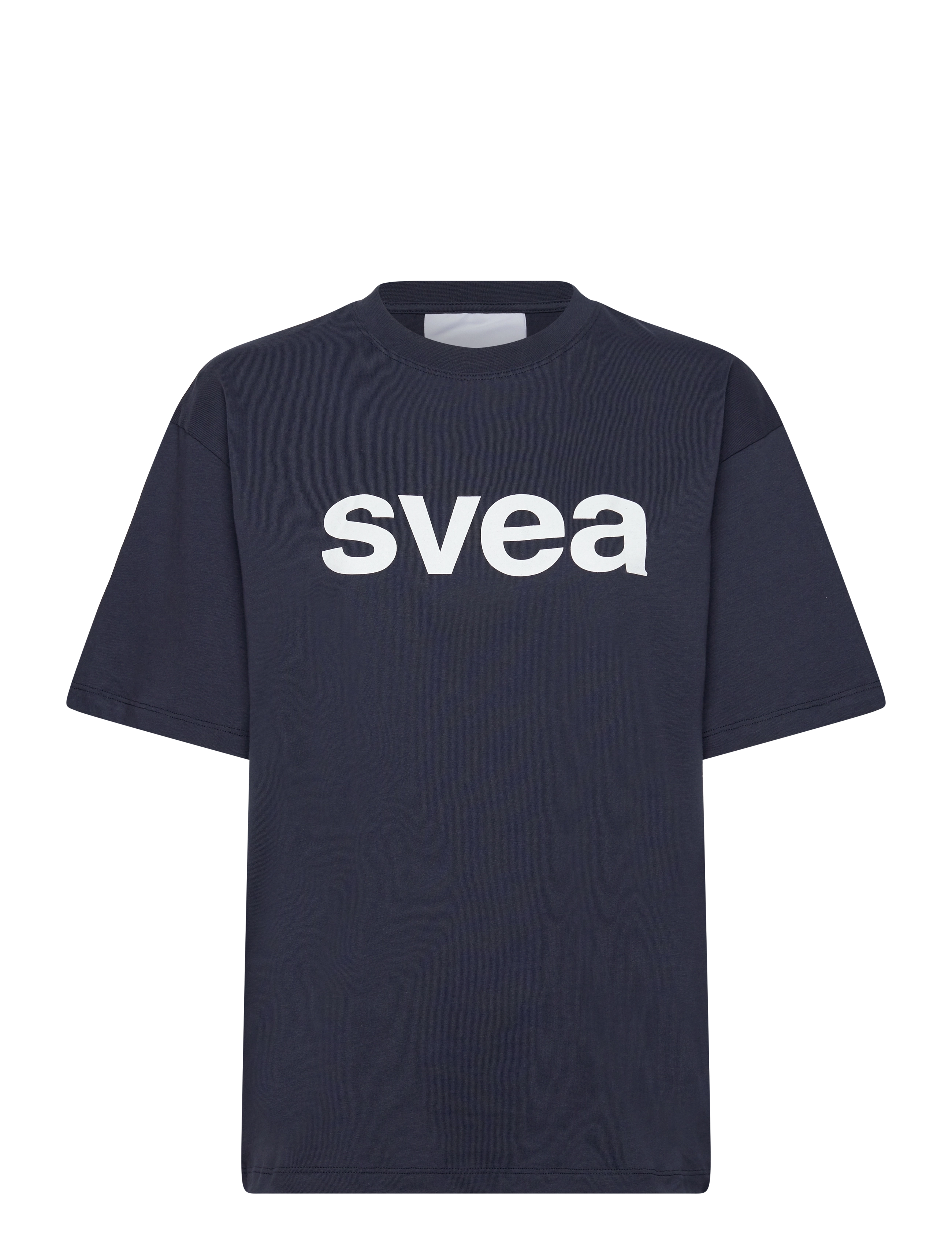 Svea SWAustin Boxy Logo SS T-Shirt - Svea - NAVY / navy