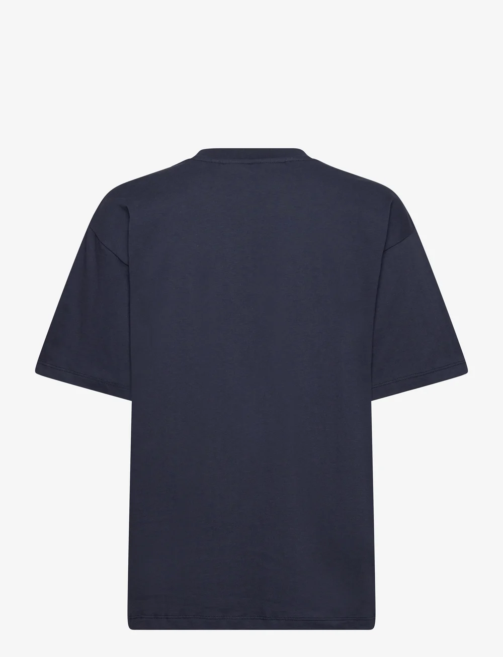 Svea - SWAustin Boxy Logo SS T-Shirt - t-shirts - navy - 1
