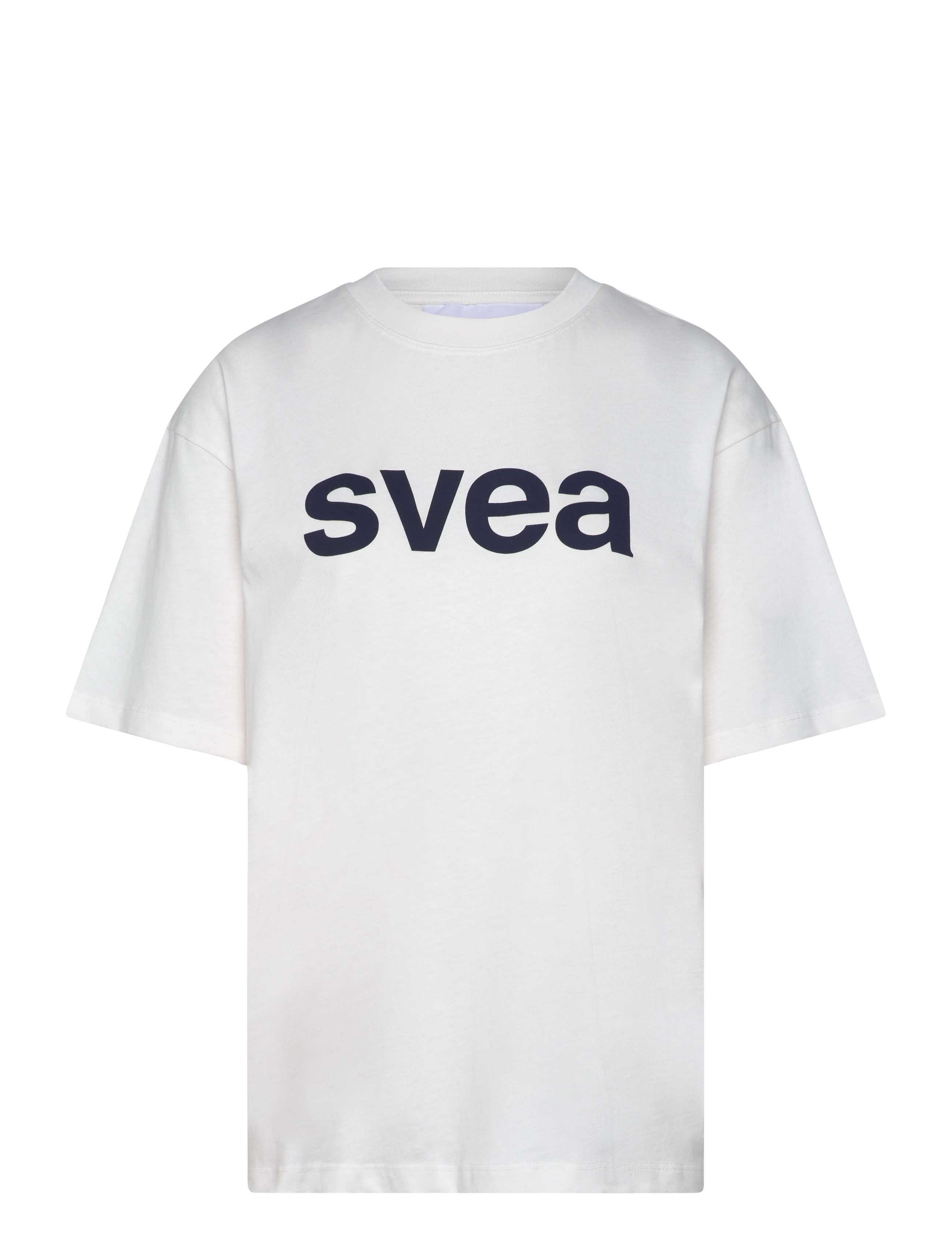 SVEA Swaustin Boxy Logo Ss T-Shirt Weiß - XL - Damen