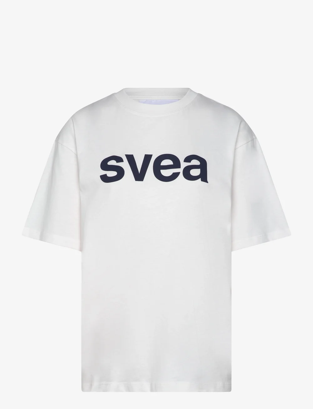 Svea - SWAustin Boxy Logo SS T-Shirt - t-shirts - new white - 0