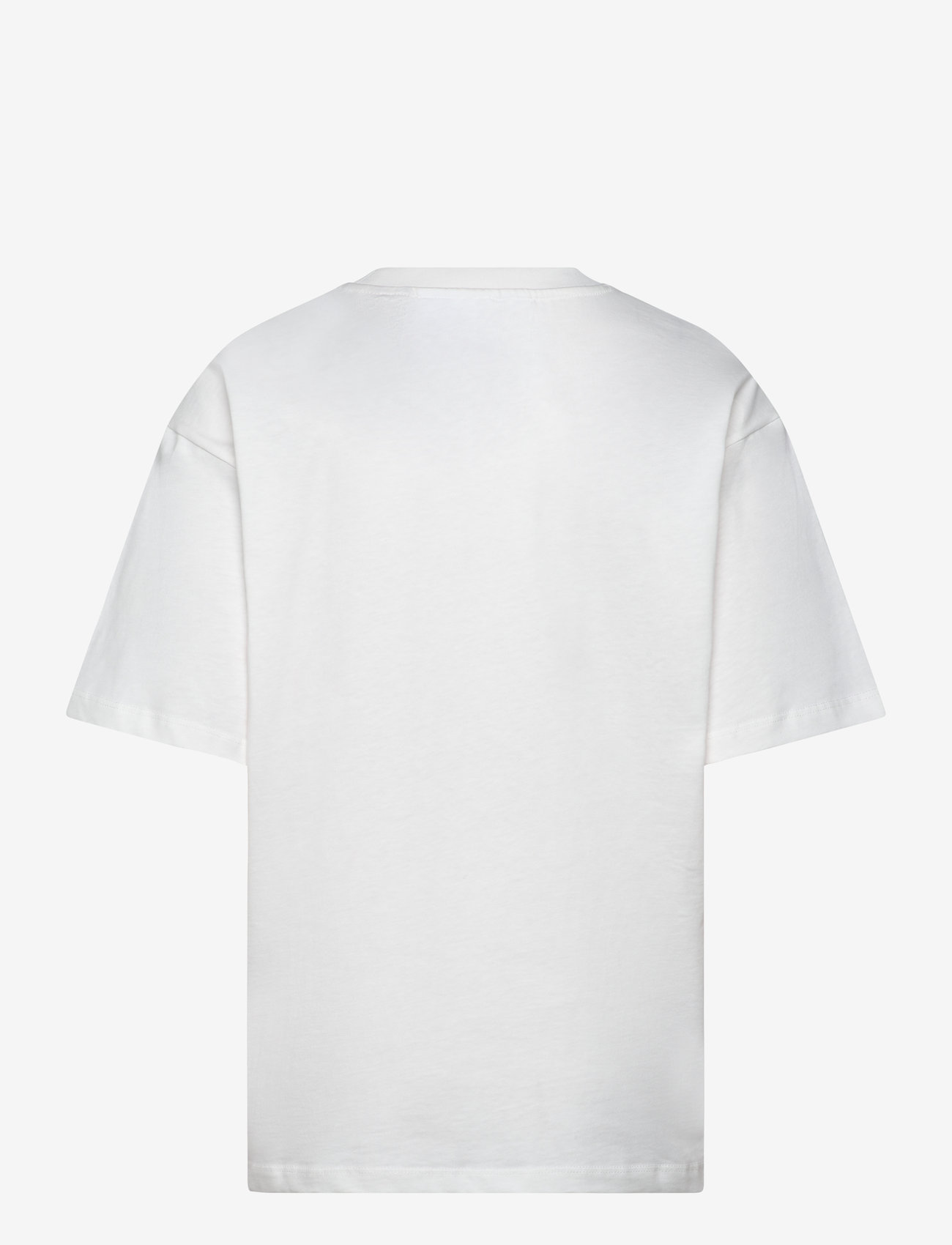 Svea - SWAustin Boxy Logo SS T-Shirt - t-shirts - new white - 1