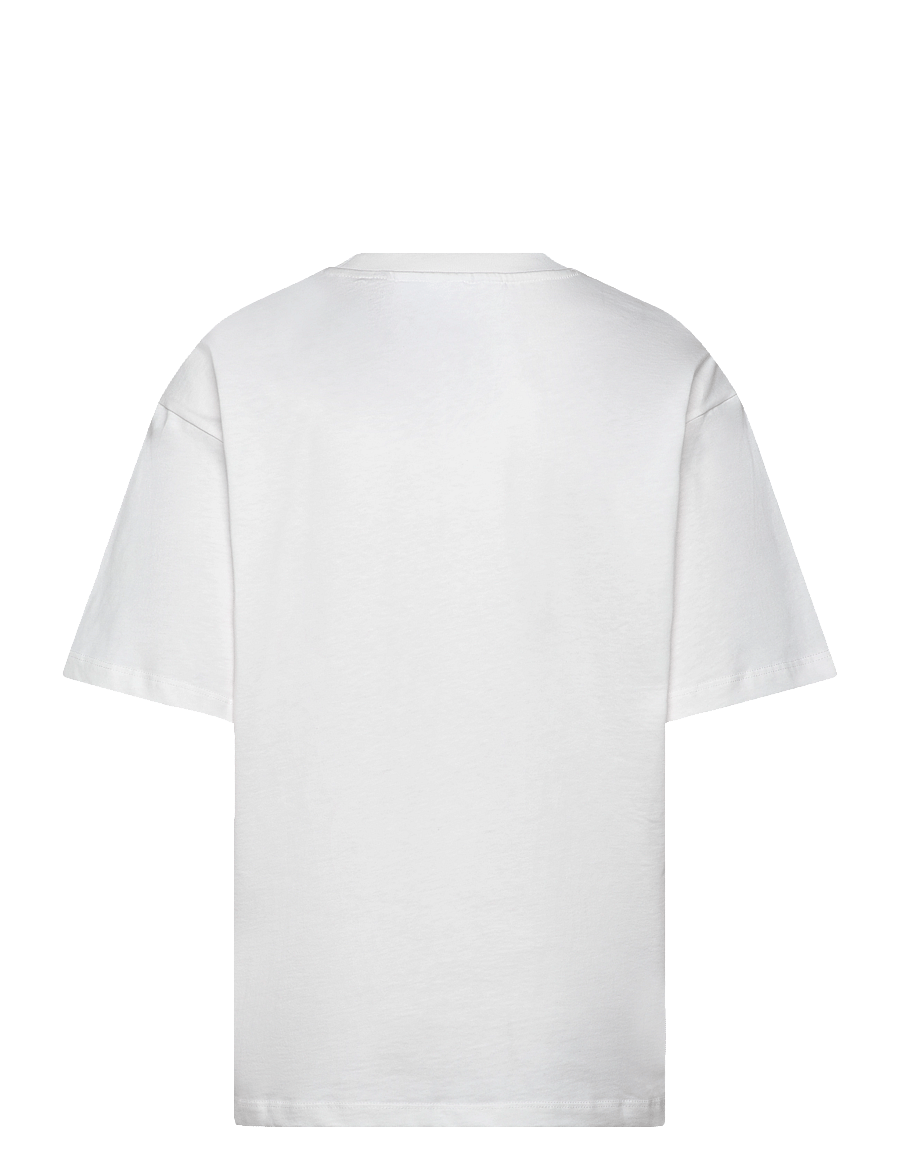 Svea - SWAustin Boxy Logo SS T-Shirt - stuttermarbolir - new white - 2