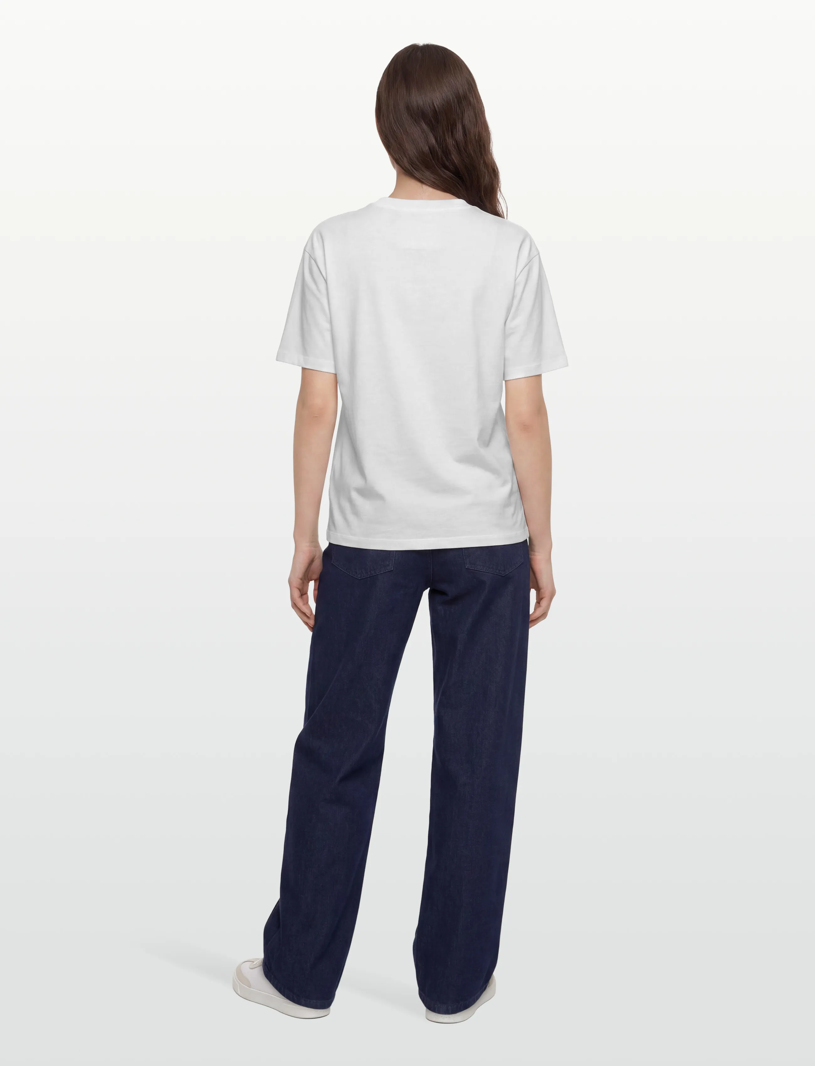 Svea - SWAustin Boxy Logo SS T-Shirt - laveste priser - new white - 4