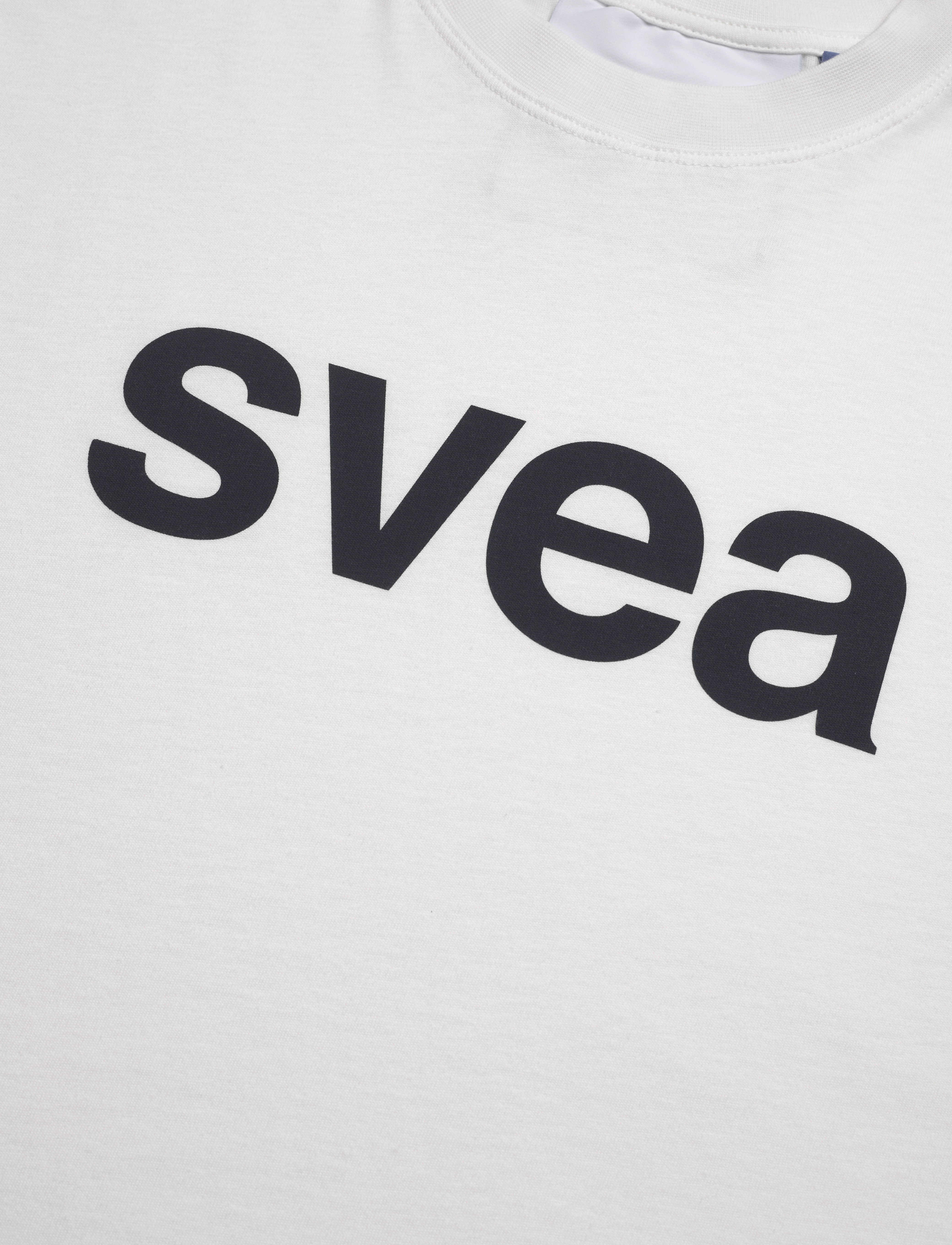 Svea - SWAustin Boxy Logo SS T-Shirt - t-shirts - new white - 5