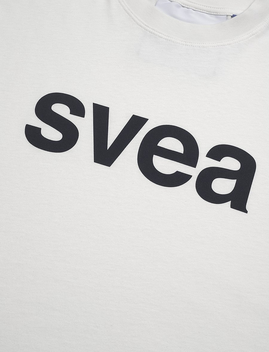 Svea - SWAustin Boxy Logo SS T-Shirt - stuttermarbolir - new white - 5