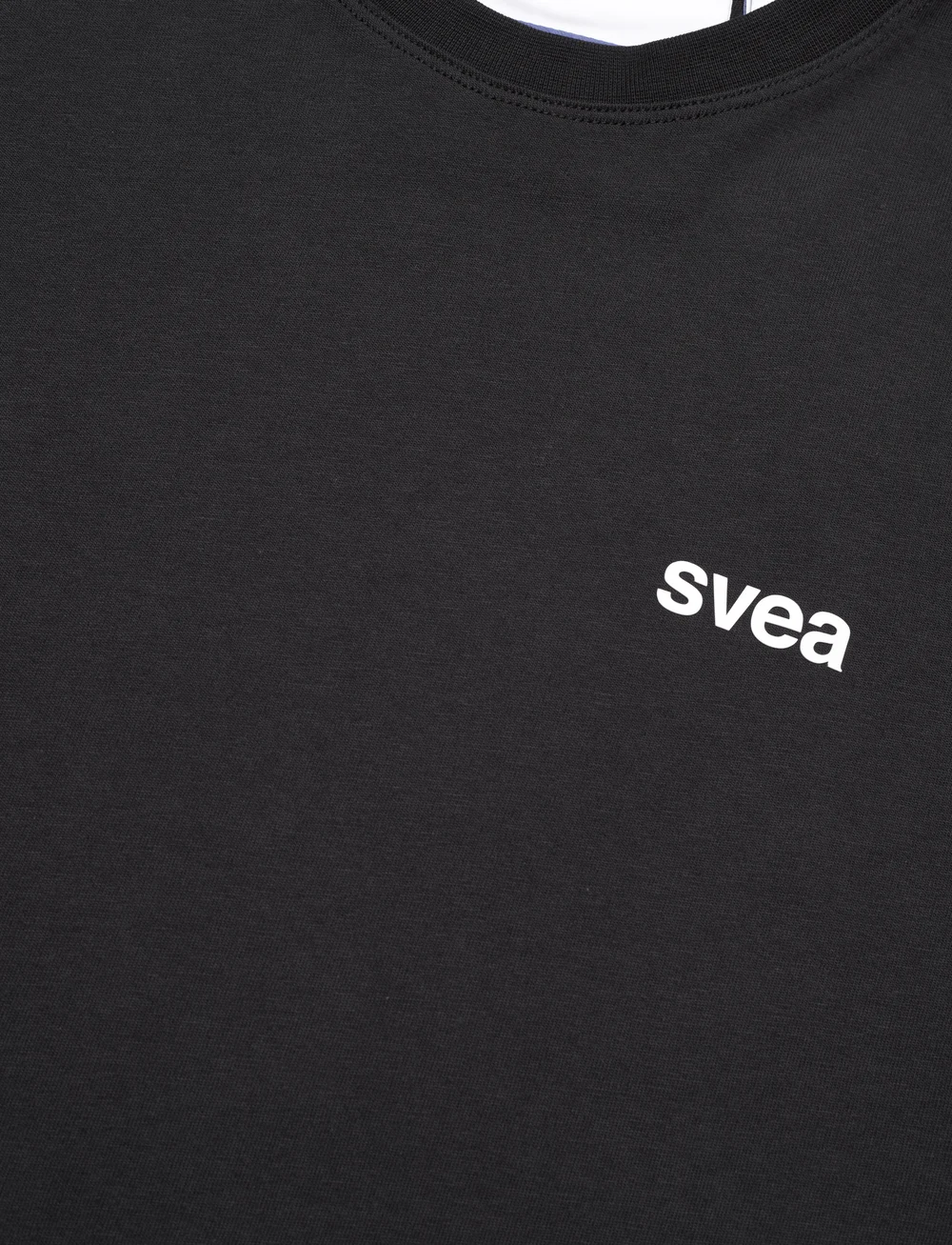 Svea - SMAustin Boxy SS T-Shirt - kortärmade t-shirts - black - 2