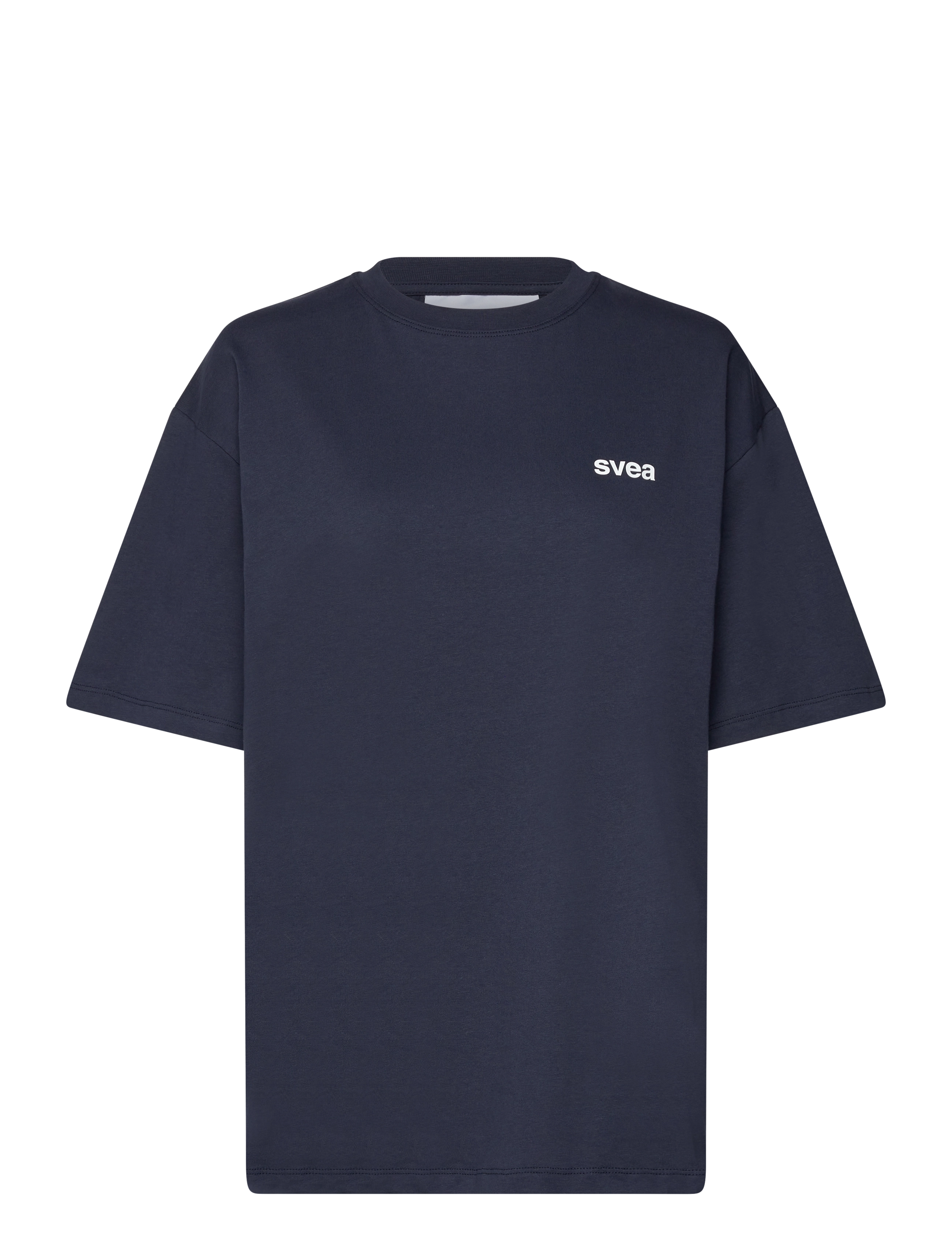 Svea SMAustin Boxy SS T-Shirt - T-Shirts - NAVY / navy