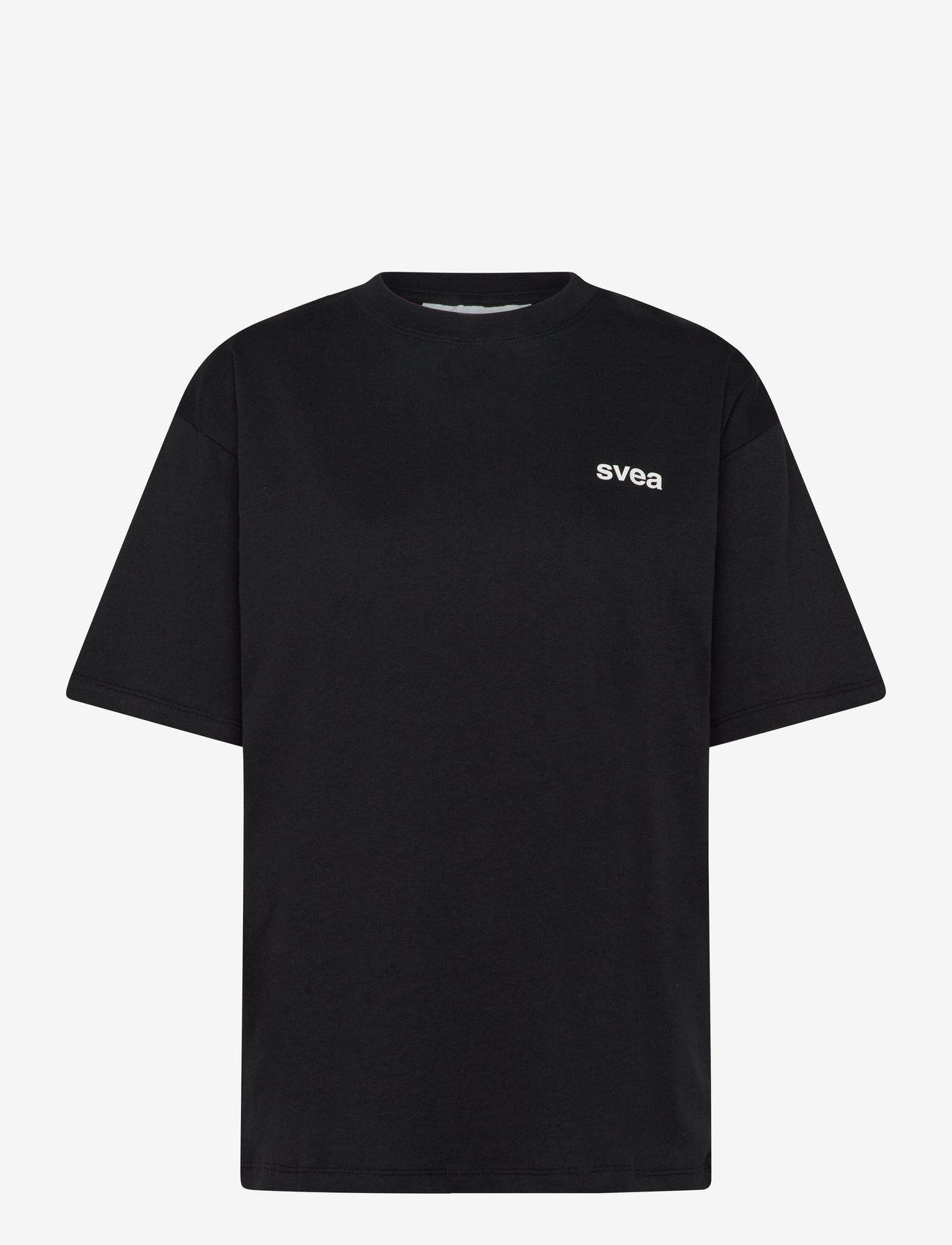 Svea - SWAustin Boxy SS T-Shirt - t-shirts - black - 0