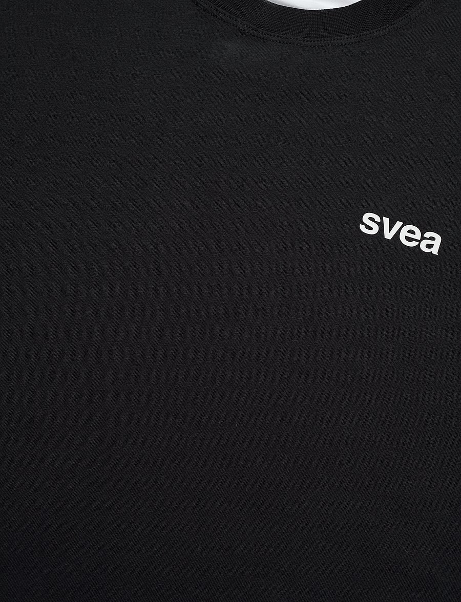 Svea - SWAustin Boxy SS T-Shirt - t-särgid - black - 2
