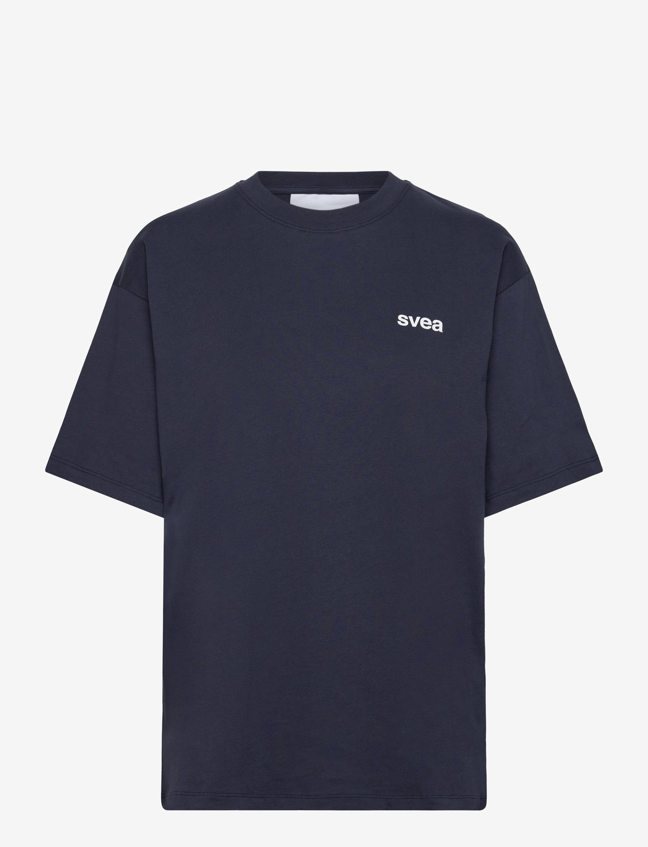 Svea - SWAustin Boxy SS T-Shirt - t-shirts - navy - 0