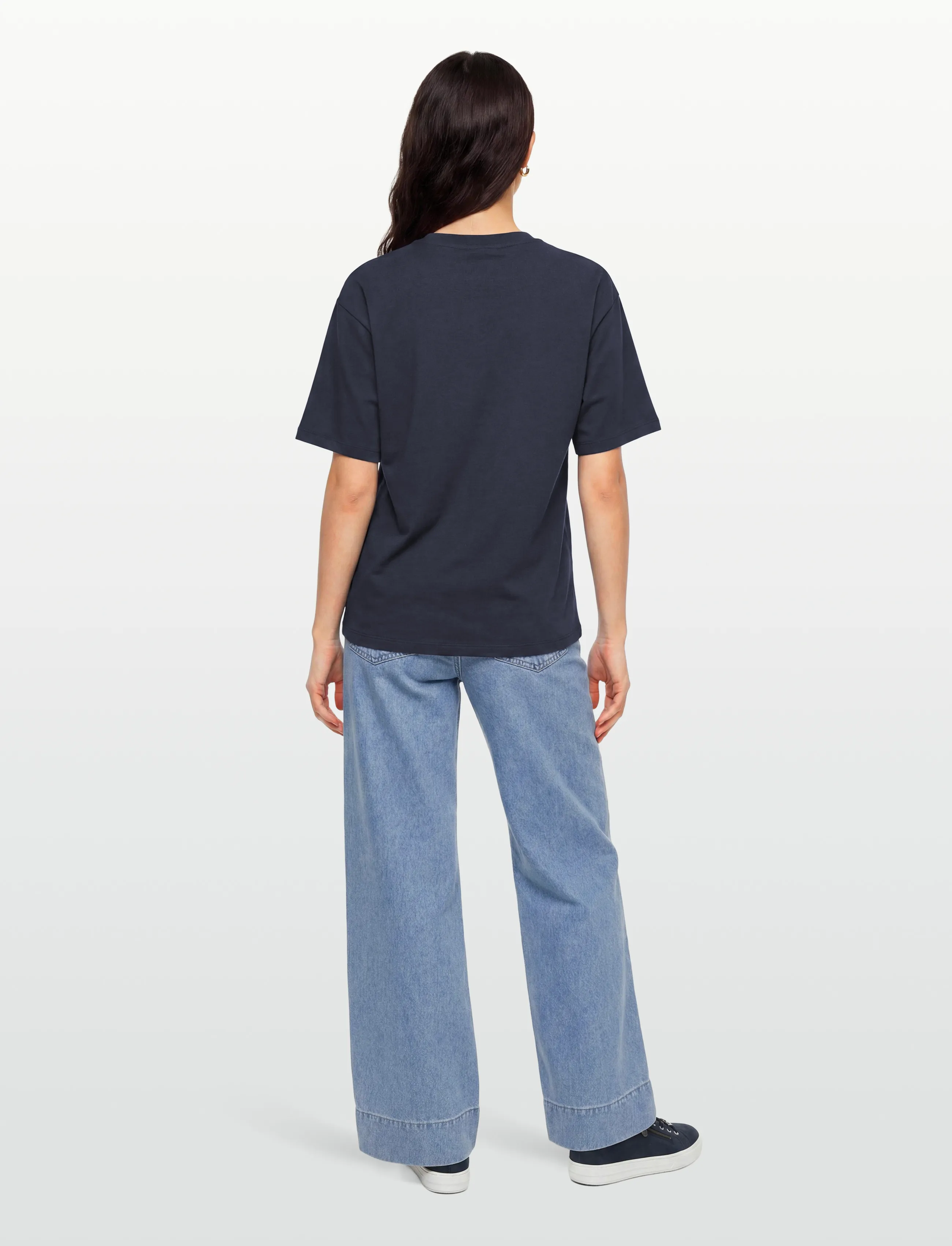 Svea - SWAustin Boxy SS T-Shirt - laveste priser - navy - 4