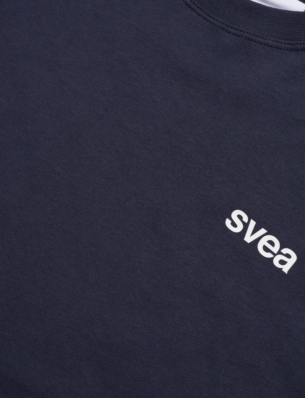 Svea - SWAustin Boxy SS T-Shirt - t-shirts - navy - 2