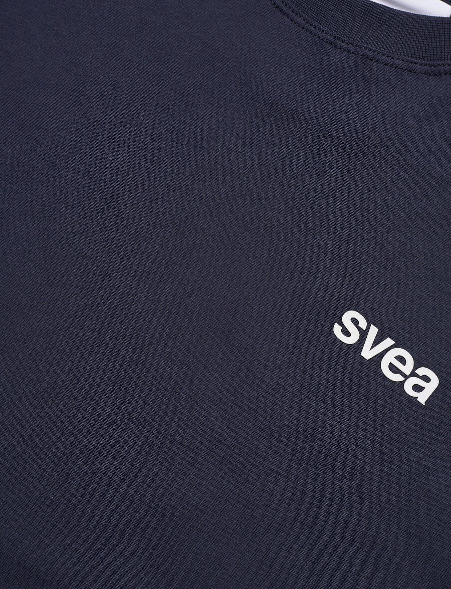 Svea - SWAustin Boxy SS T-Shirt - t-shirts - navy - 5