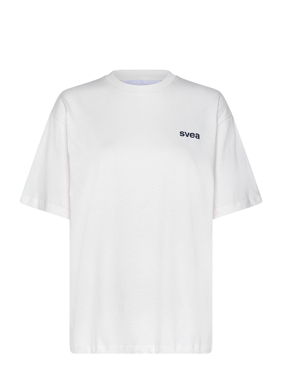 Svea - SWAustin Boxy SS T-Shirt - t-shirts - new white - 0