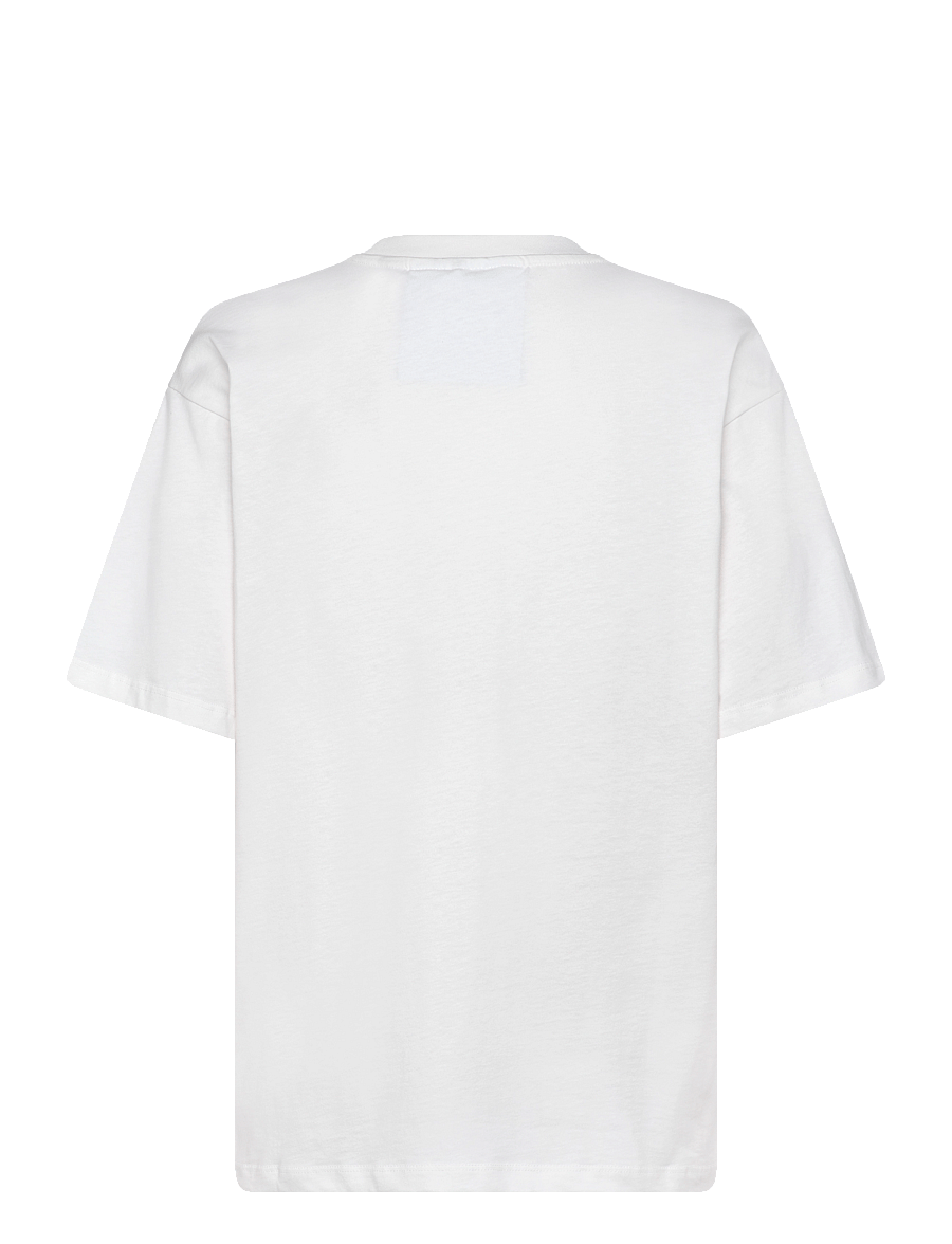 Svea - SWAustin Boxy SS T-Shirt - t-shirts - new white - 1