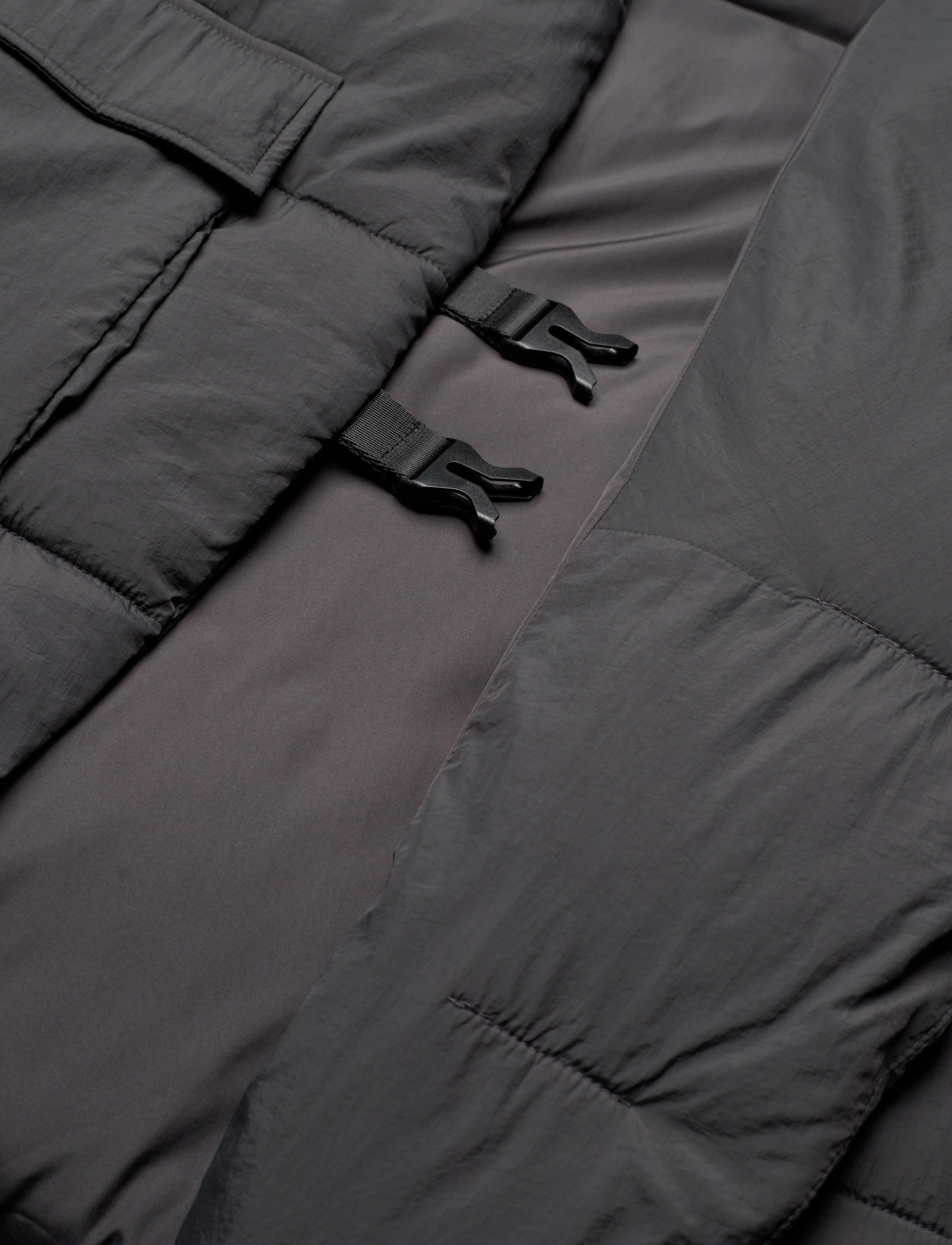 Svea - SVOakland Long Jacket 1005 F - dunjakker - asphalt - 4