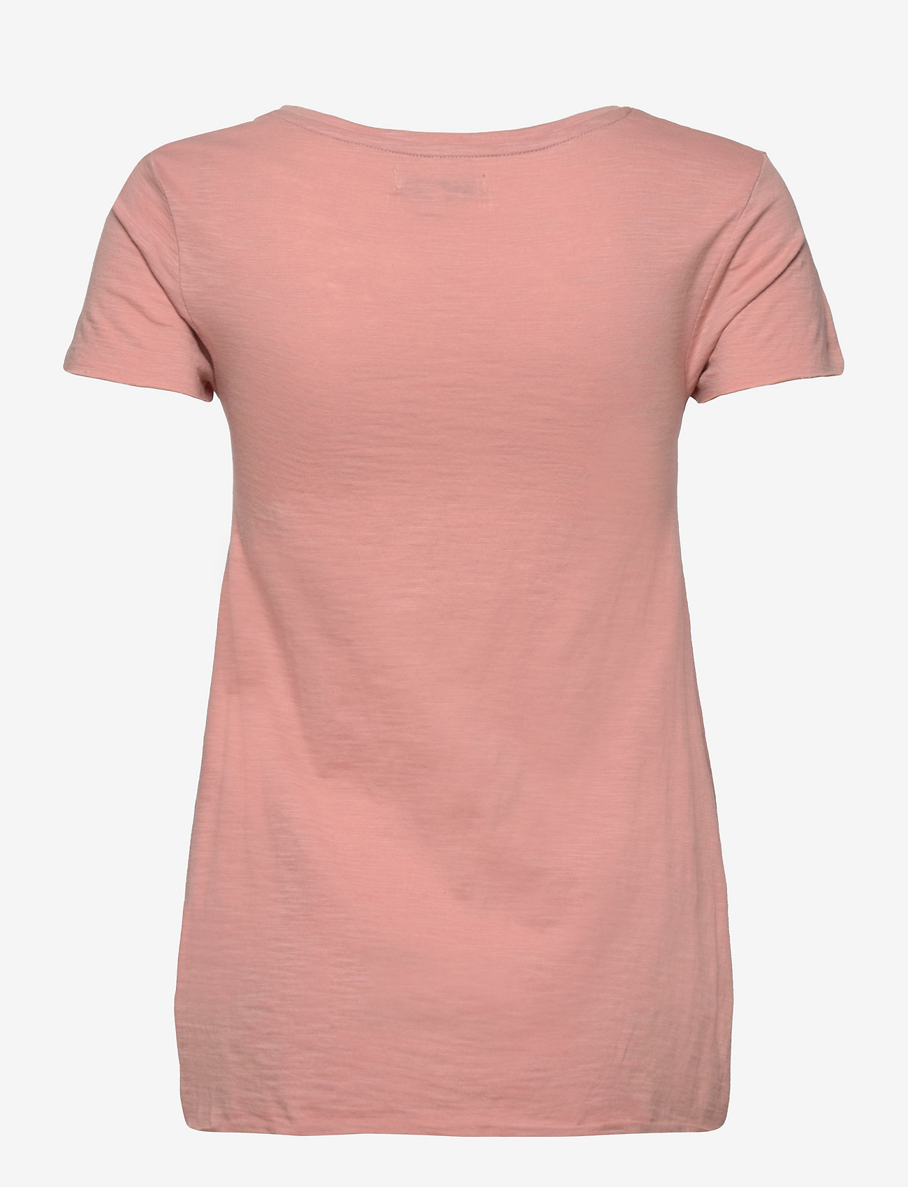 Svea - V-neck top - dusy pink - 1