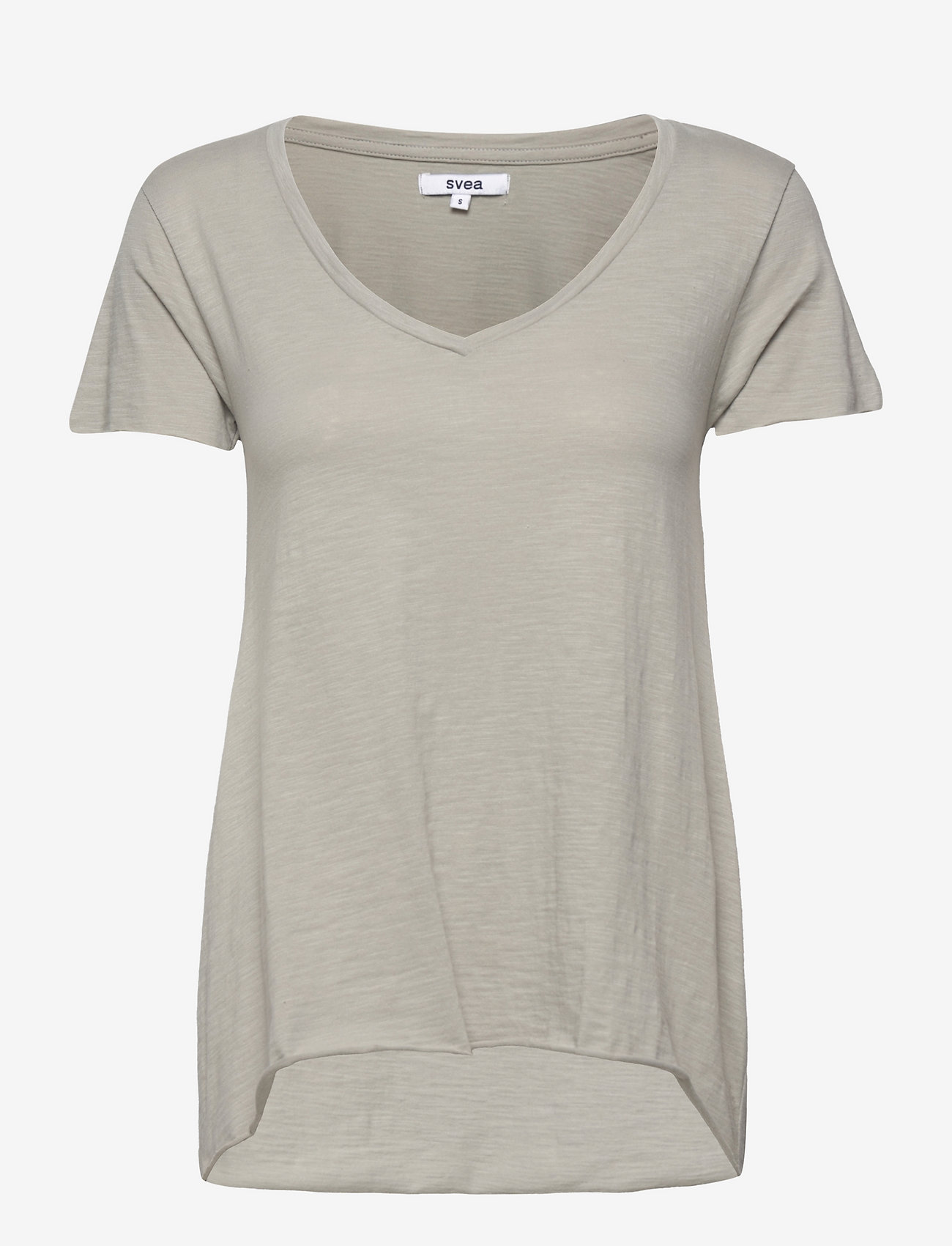 Svea - V-neck top - grey - 0
