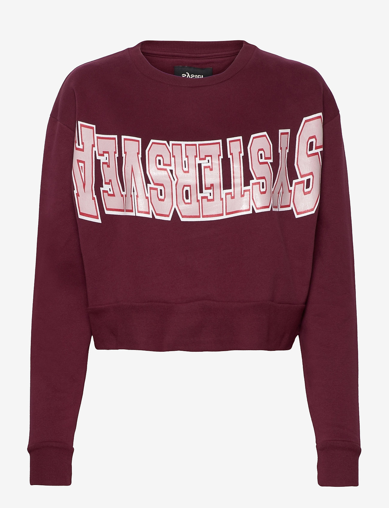 Svea - Awa Crew - crop tops - winered - 0