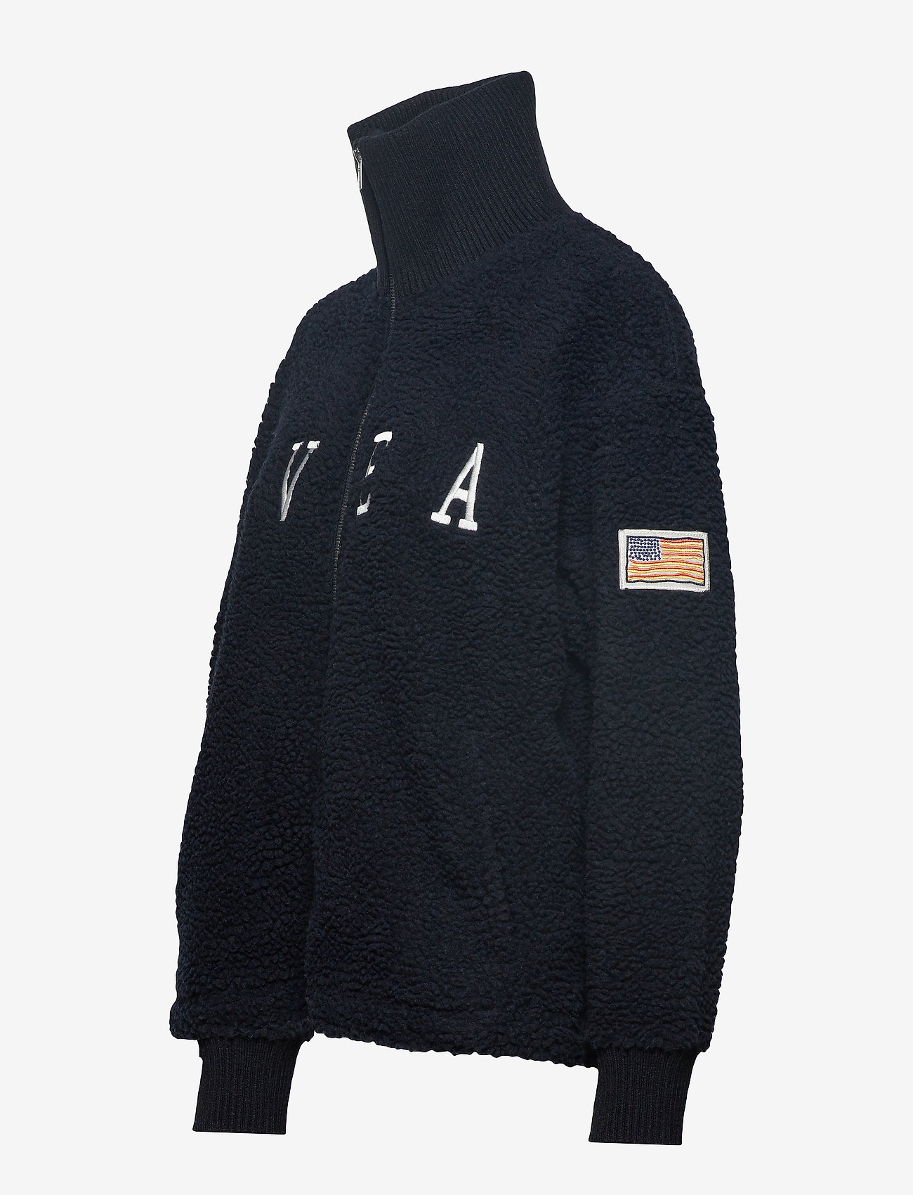 Svea - Kathryn Pile Zip Sweater - dark navy - 2