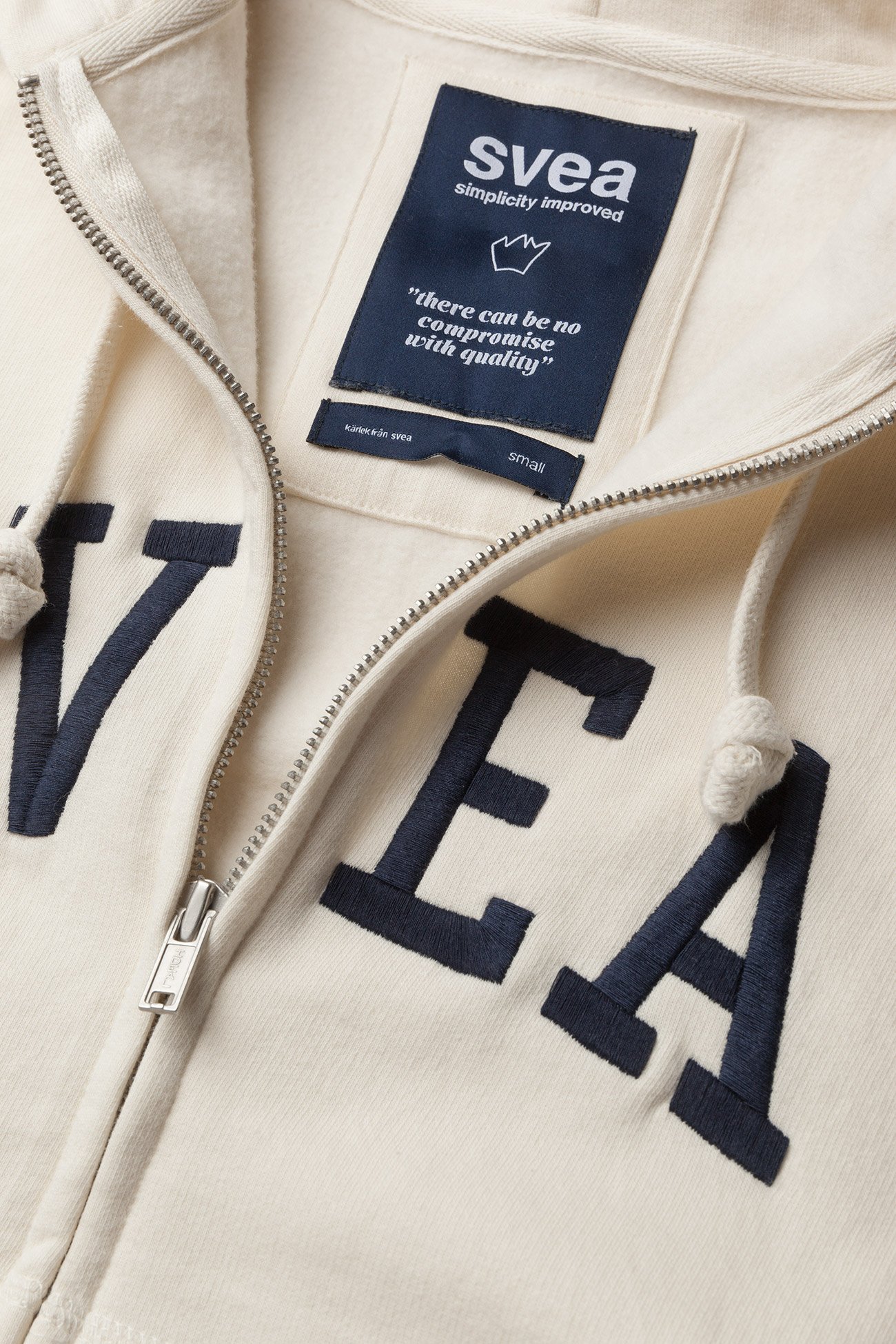 Svea - Judit Zip Hood - antique white - 3