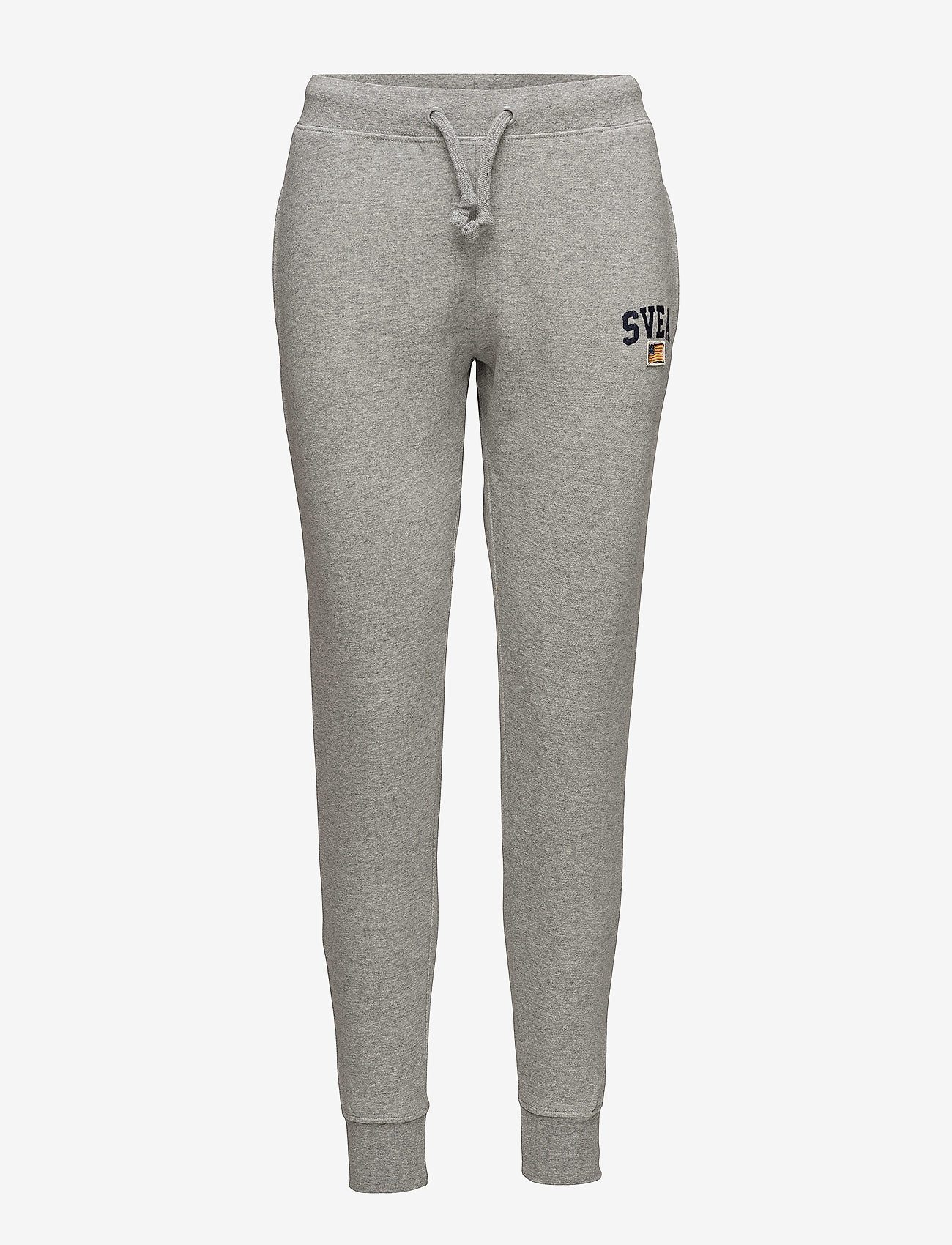 Svea - Maj Sweat Pants - grey melange - 0