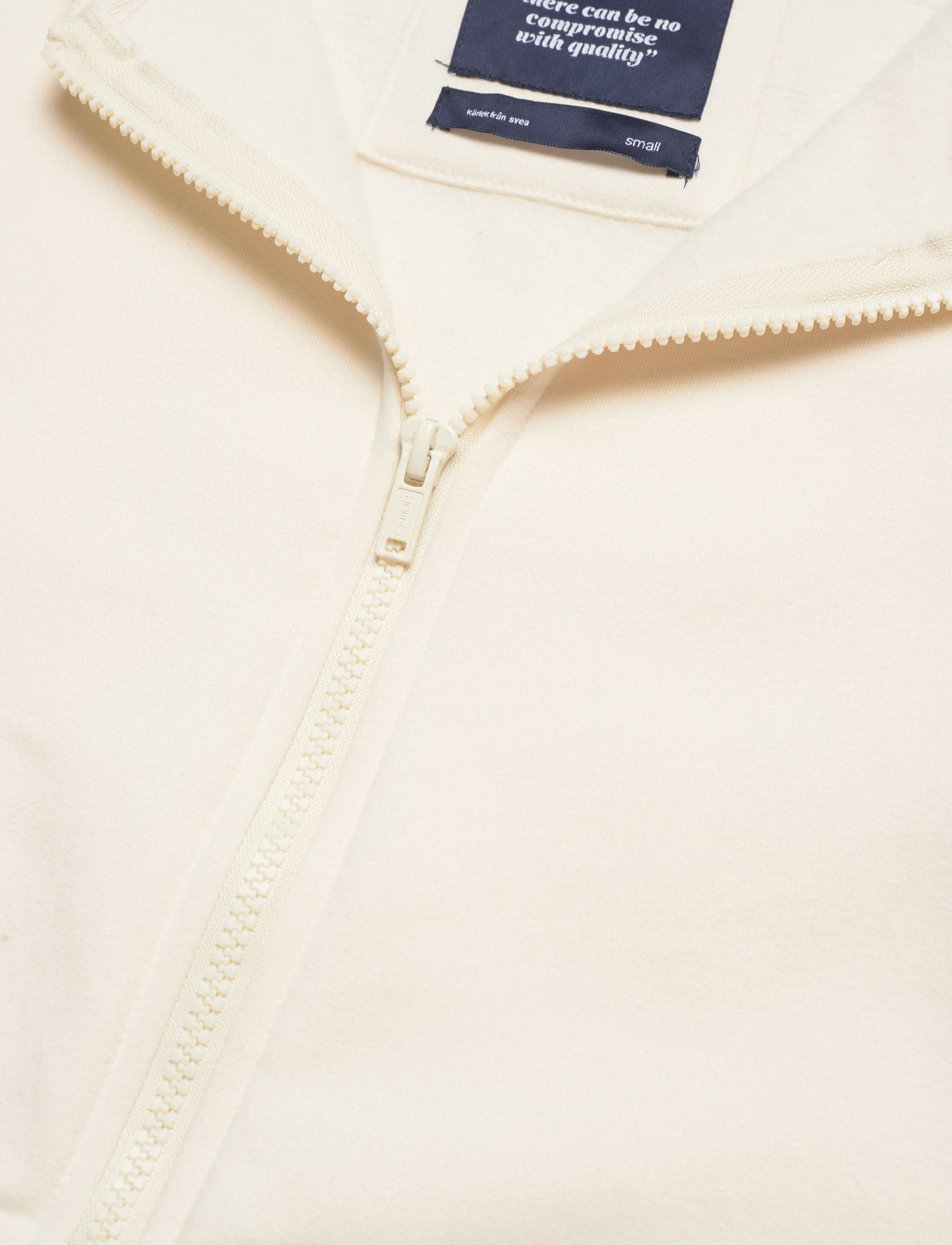 Svea - Violet Zip Sweat - antique white - 2