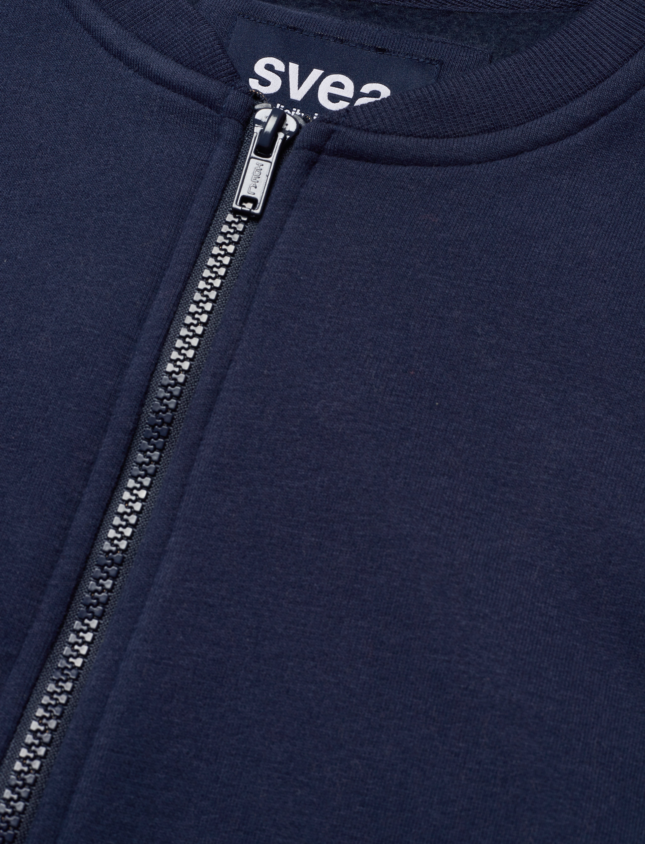 Svea - Violet Zip Sweat - blue - 4