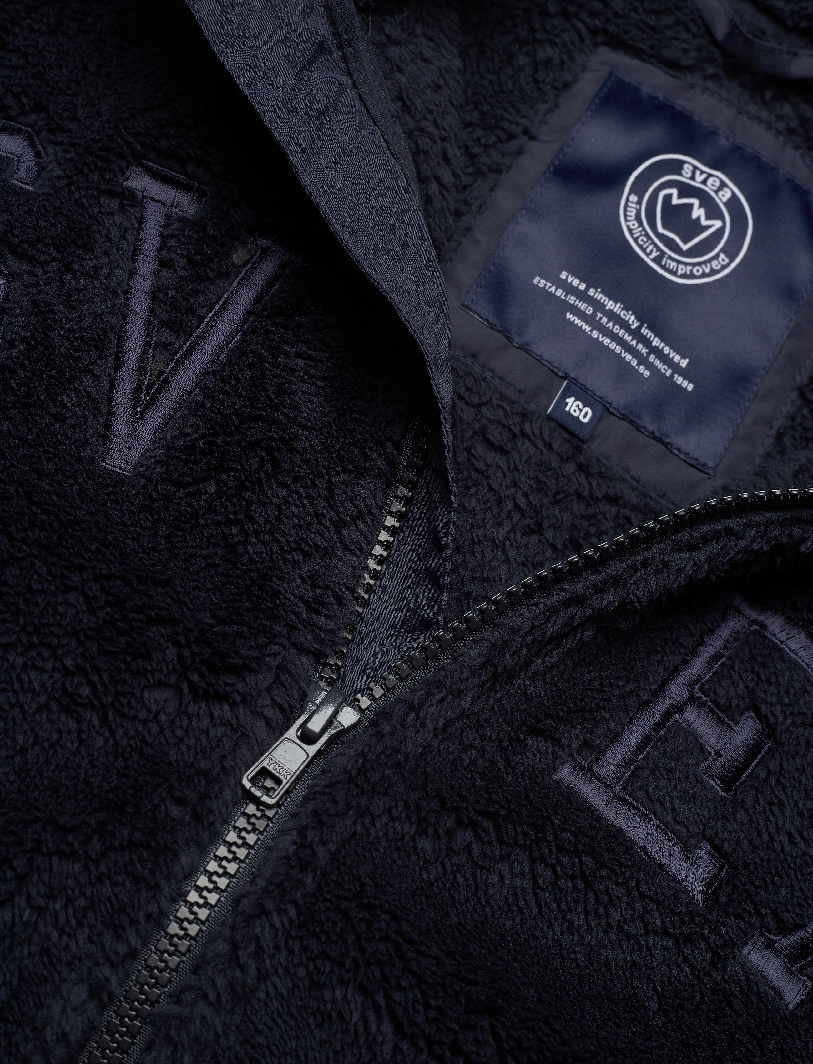 Svea - Melissa JR Pile Jacket - navy - 2