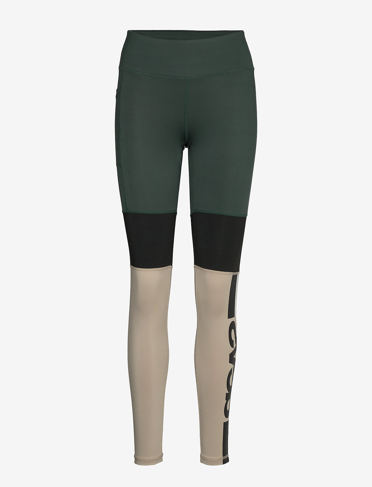 Hilde Tights - GREEN/BEIGE